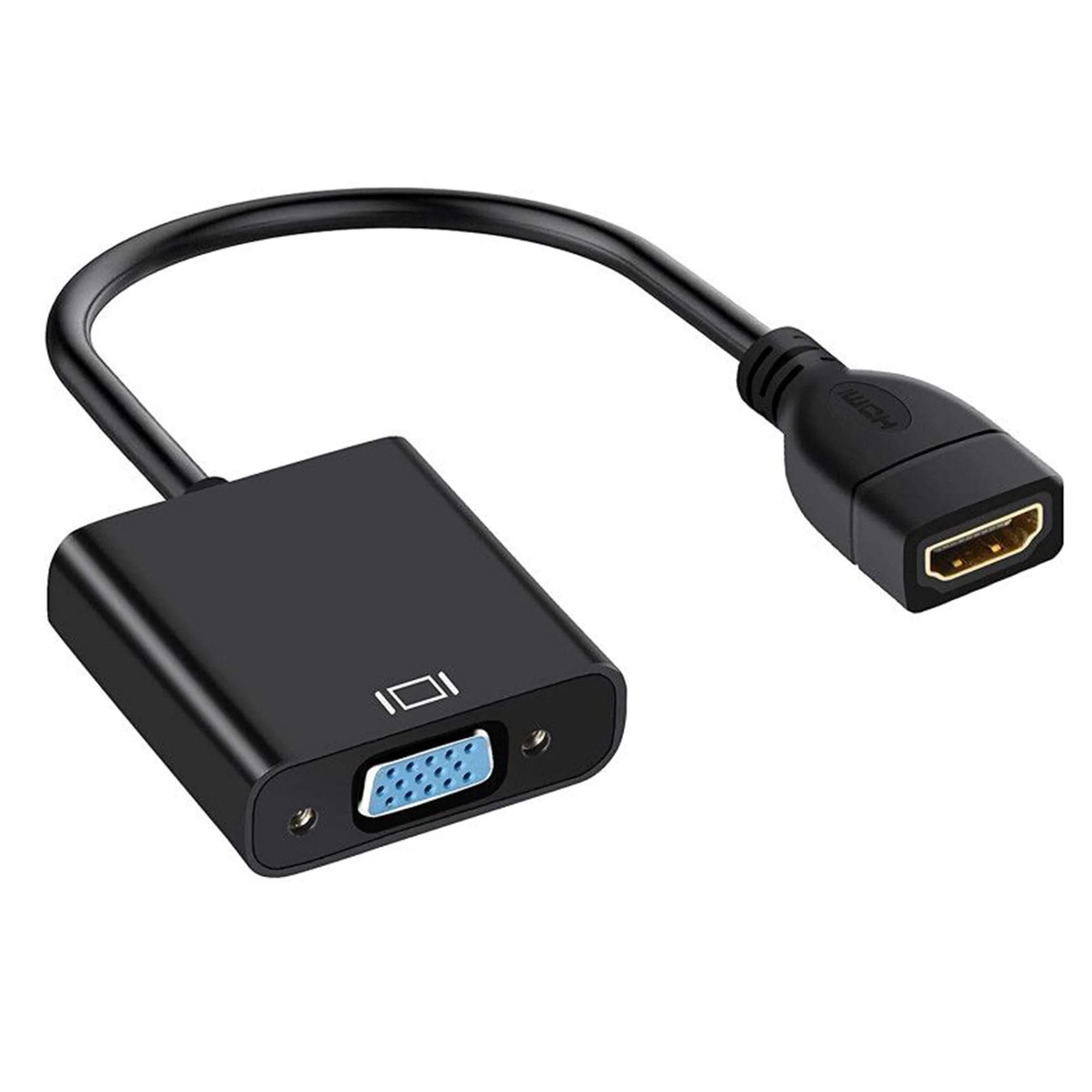 avedio links HDMI to VGA Adapter, Active HDMI to VGA Converter (Female to Female) with audio, Support HD 1080P@60Hz, TV Stick, Raspberry Pi, Laptop, Chromebook, Roku, Xbox (3.5mm Audio Cable Included)