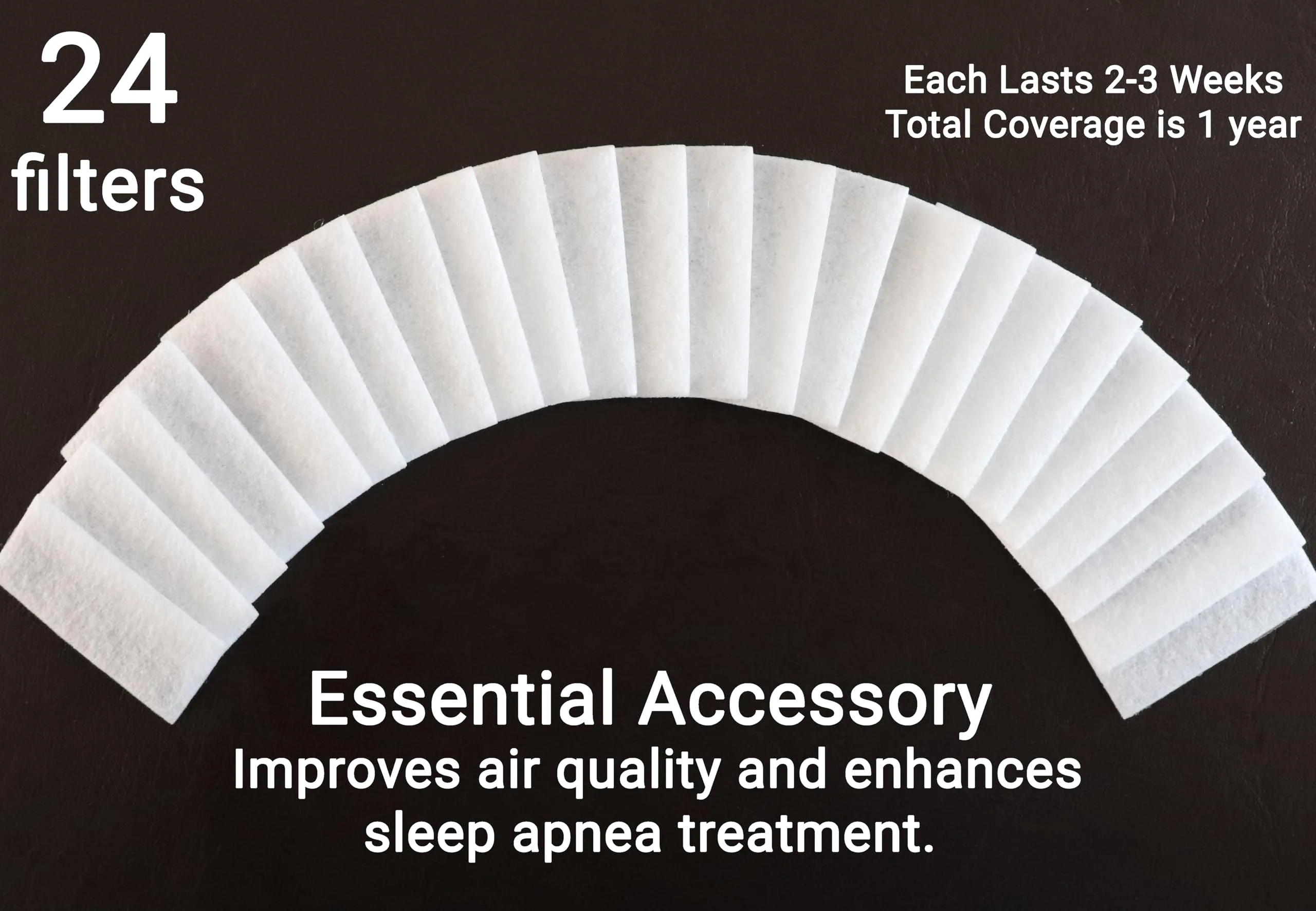 Aveen 24 CPAP Machine Filters, Compatible with ResMed AirSense 11. Enhance Your CPAP Experience with These Premium CPAP Supplies. A Must-Have CPAP Accessories. - Image 2