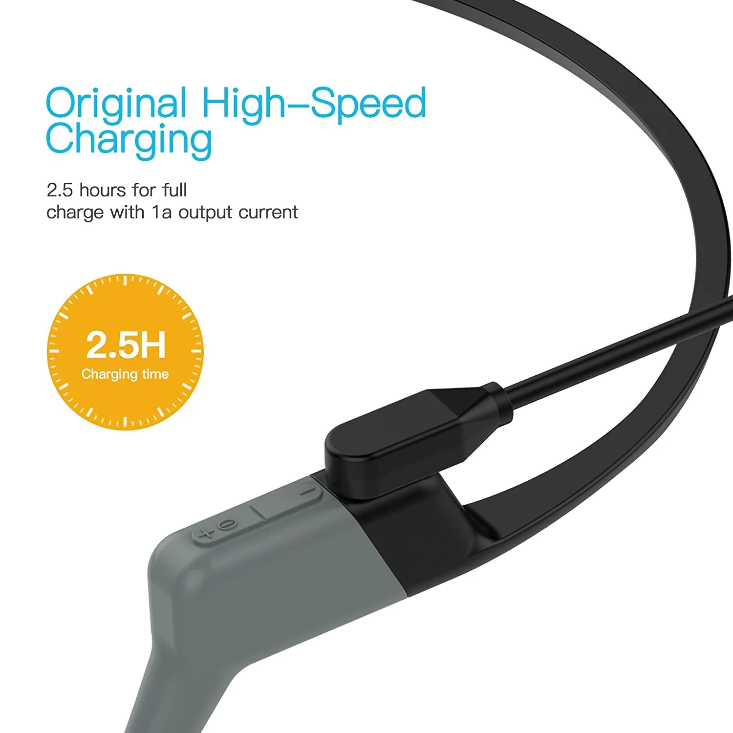 AWINNER 2 Pack Compatible for Shokz Charging Cable,Magnetic Charger Cord Compatible for Aftershokz Aeropex AS800,Shokz OpenRun Pro,OpenRun,OpenRun Mini,OpenComm Bone Conduction Headphones - Image 7