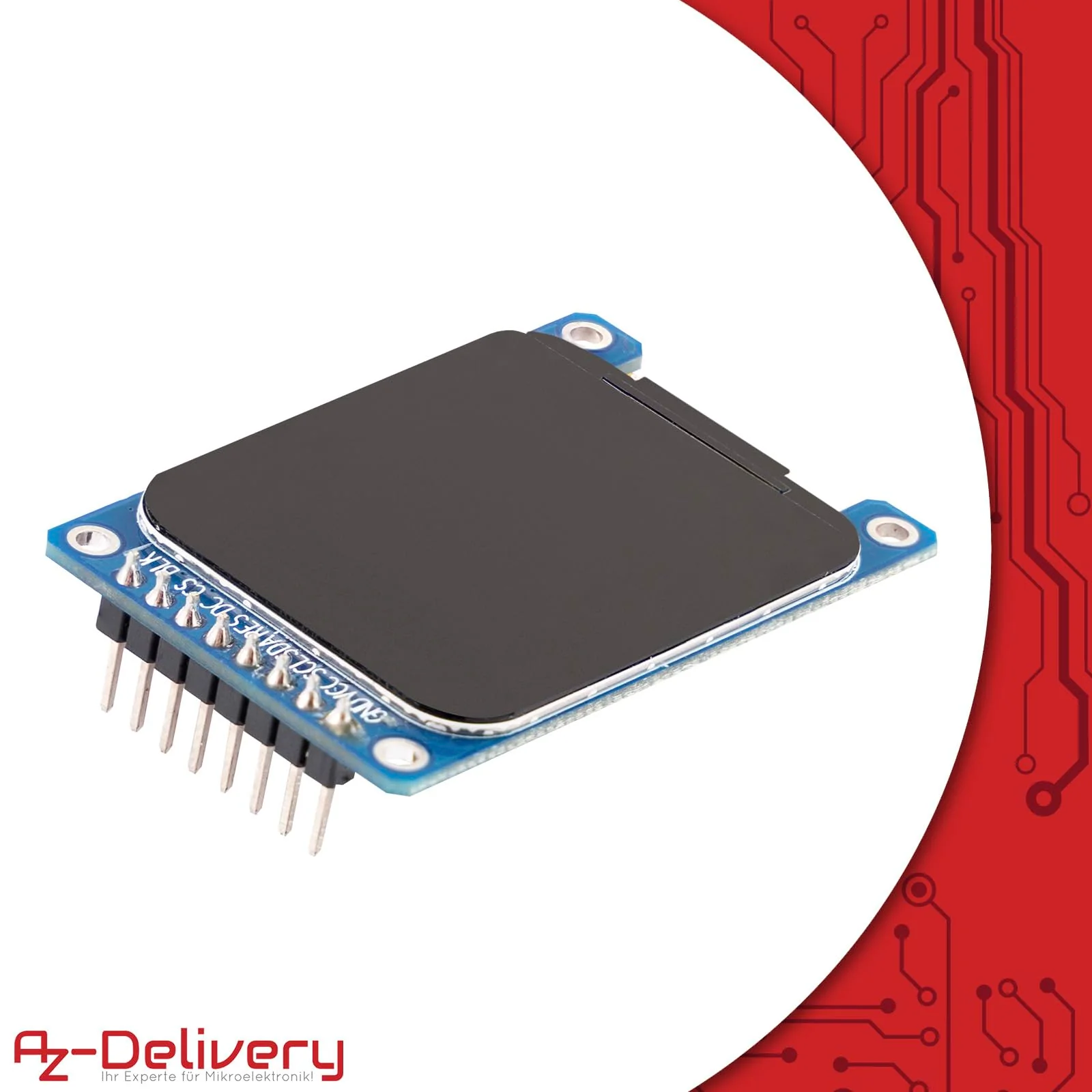 AZDelivery 3 x 1.69" TFT Display with 240 x 280 Resolution ST7789V2 Driver - Rounded Corners and SPI Interface - Perfect for Microcontroller Projects - Image 5