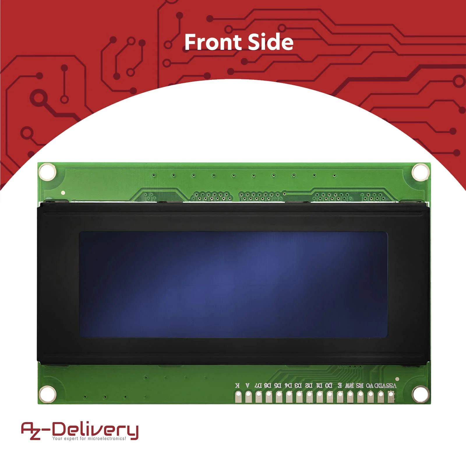 AZDelivery 3 x HD44780 2004 LCD Display 4 x 20 Characters with Blue Background and White Characters Compatible with Arduino and Raspberry Pi Includes E-Book - Image 2