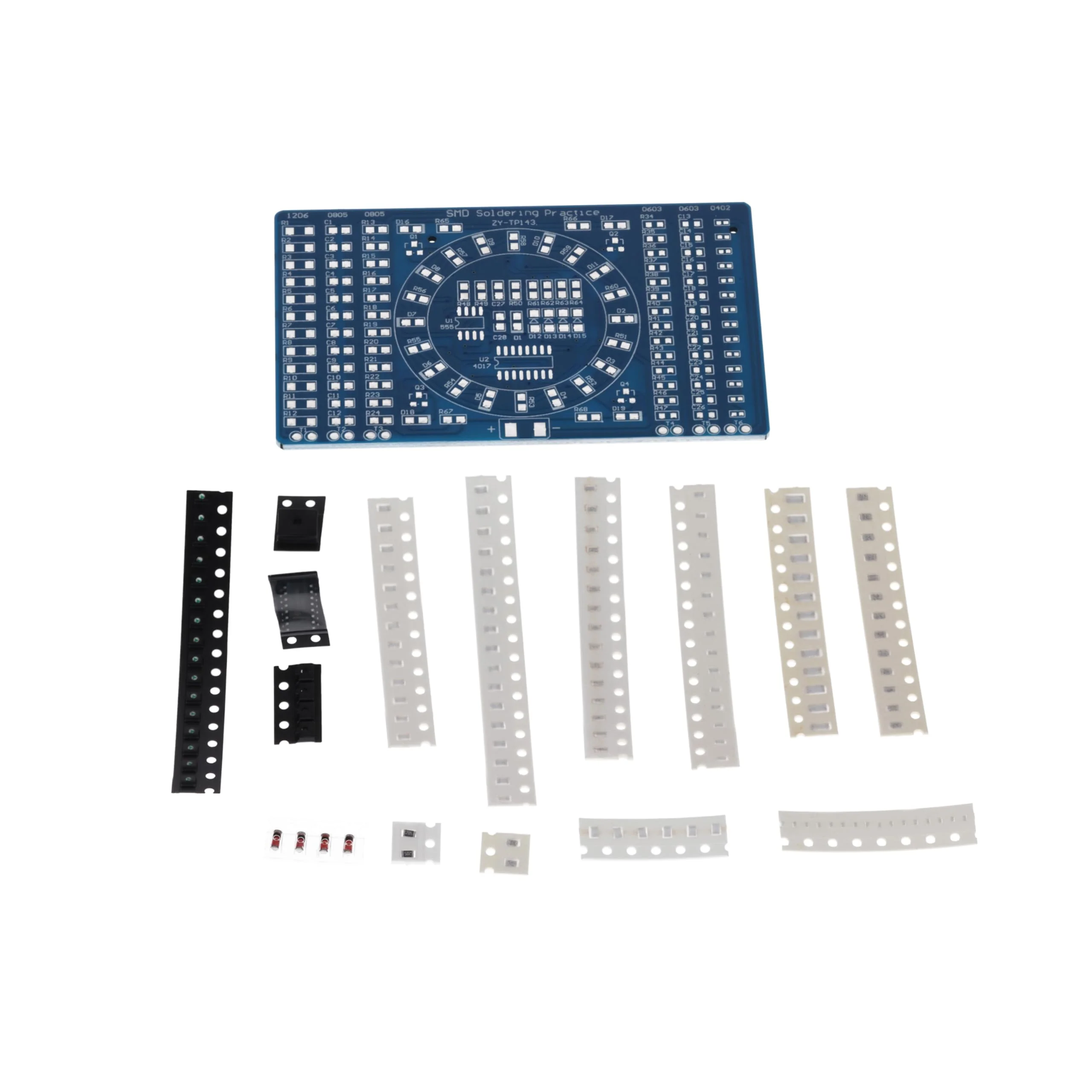 AZDelivery NE555 SMD Soldering Practice Board DIY Kit - LED Module for Soldering Learning, Set with Soldering Kit - Electronic Soldering Kit for Soldering Exercises - Image 2
