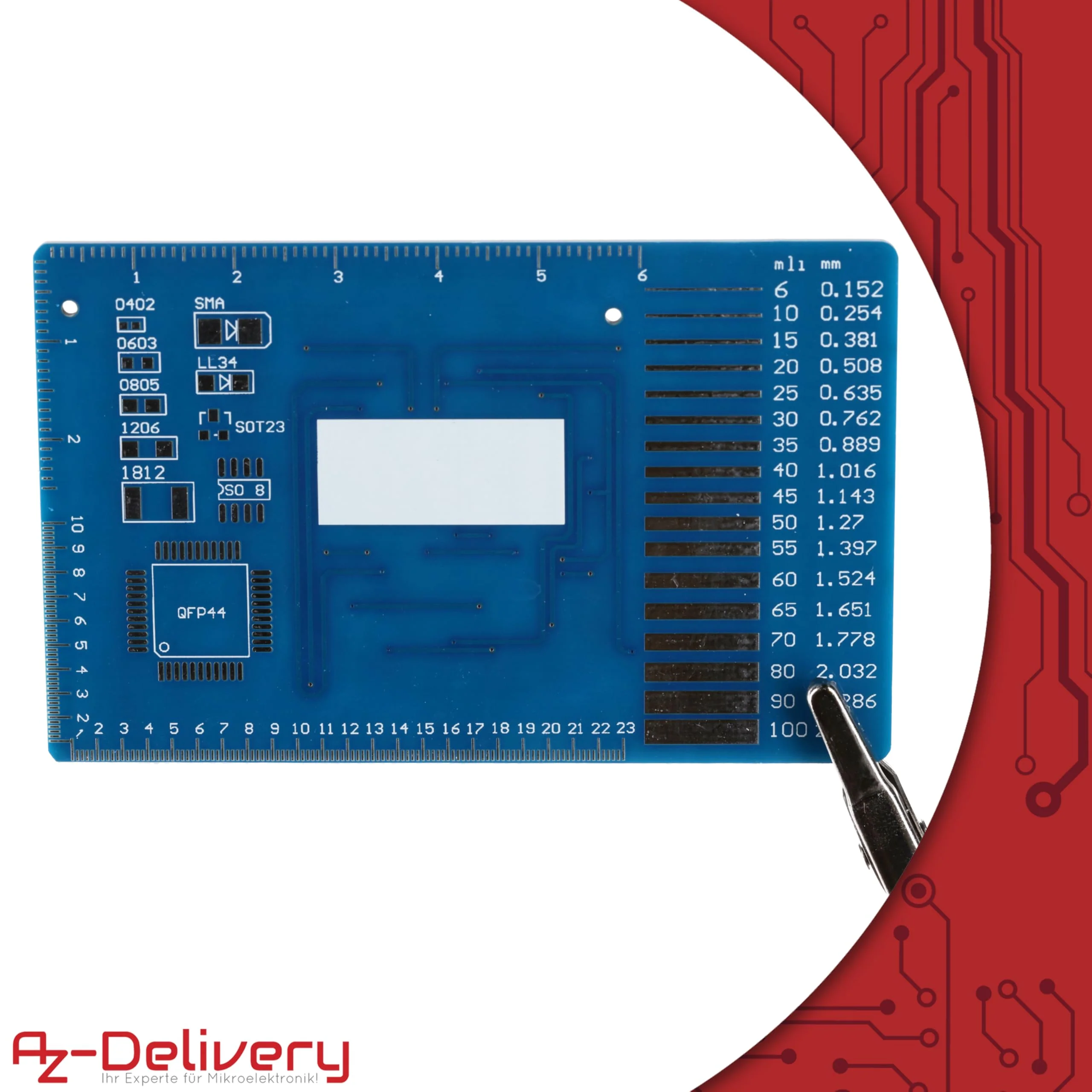 AZDelivery NE555 SMD Soldering Practice Board DIY Kit - LED Module for Soldering Learning, Set with Soldering Kit - Electronic Soldering Kit for Soldering Exercises - Image 4