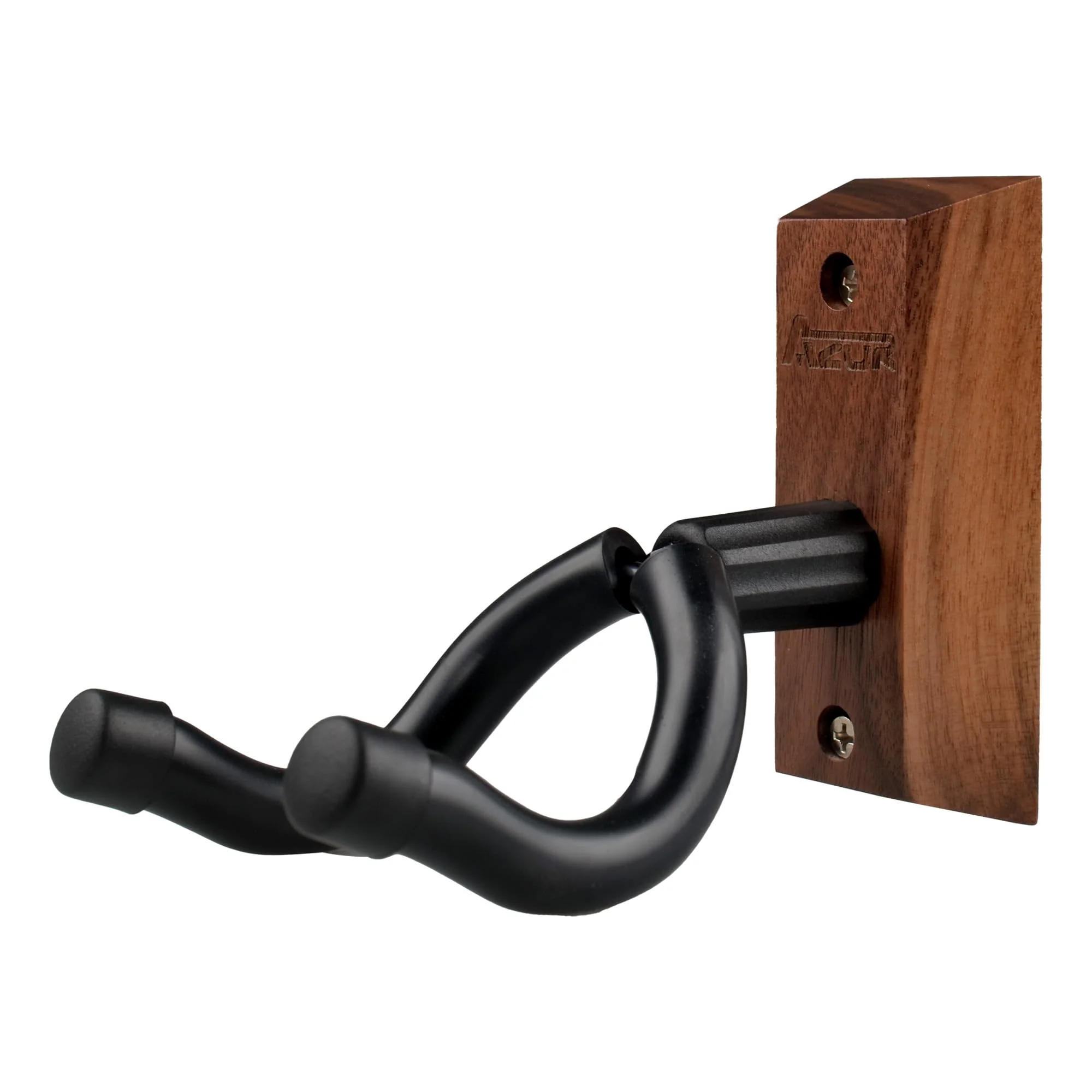 AZOR 3 Pack Black Walnut Guitar Wall Mount Set, U-Shaped Wooden Hanger for Acoustic/Electric Guitars, Bass, Banjo, Premium Wall Hook Holder, Gift for Guitarists & Music Enthusiasts - Image 8