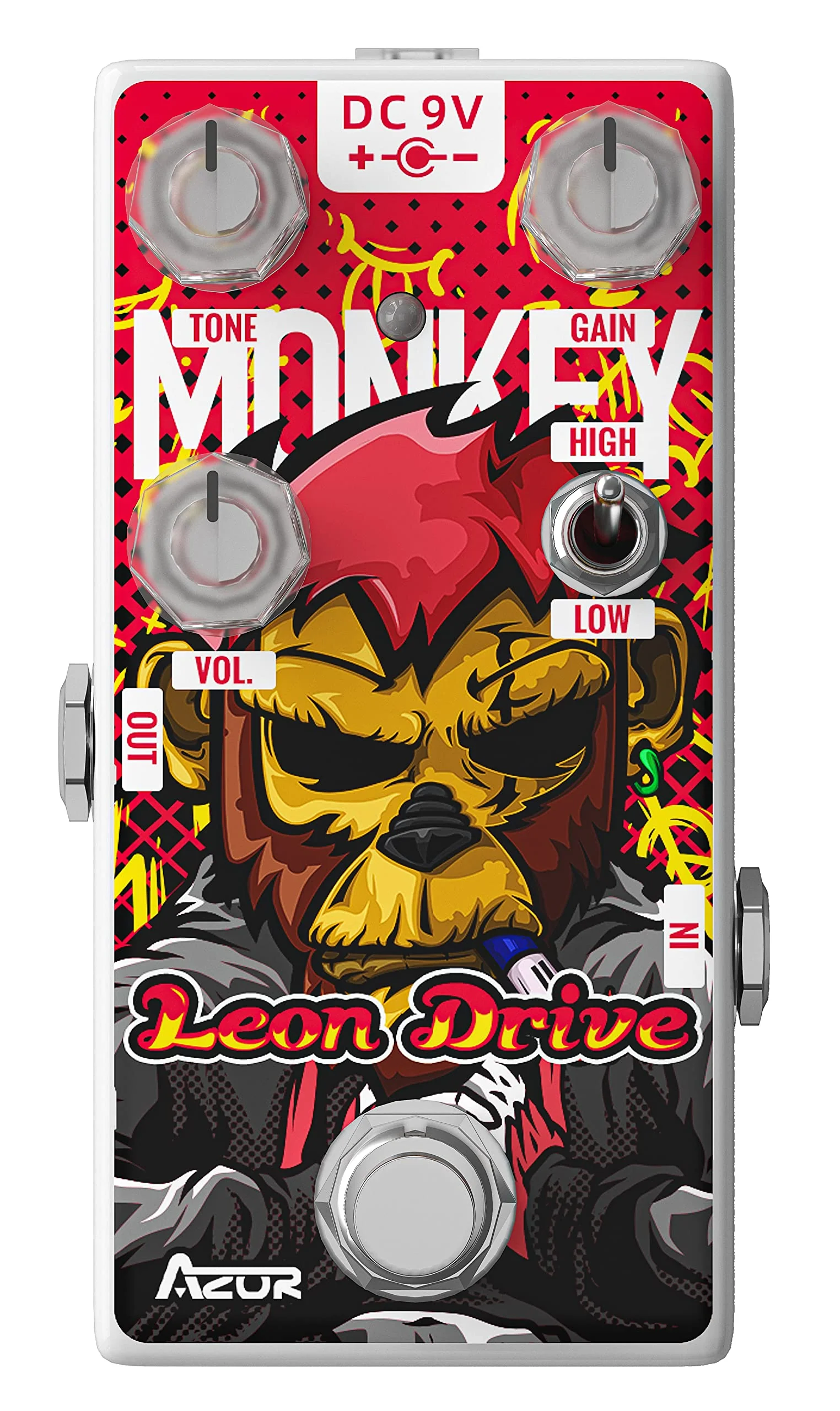 AZOR Leon Dirve Guitar Pedal, Mini Overdrive Analog Effect Pedal for Electric Guitar Pedalboard True Bypass AP503 - Image 5
