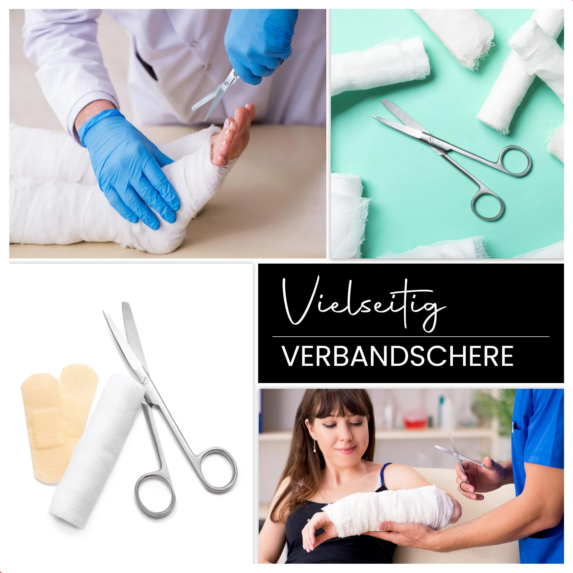 Bandage Scissors 14.0 cm Blunt Blade - Image 4