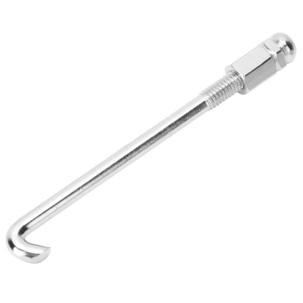 Banjo Hook Brackets,Banjo Nuts Set Accessory 24Pcs Banjo Hooks Silver Metal Chrome-Plated Parts Musical Instrument Accessories Hook Brackets - Image 9