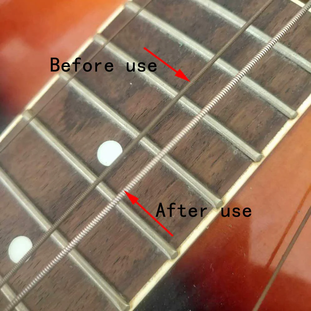 Baroque Fret Erasers for Guitar, Suitable for Guitar Strings & Fret Polishing Abrasive, Fret Erasers Kit, Set of 5,High-Quality Luthier Tools Guitar(180&400&1000&1500&2000Grit) - Image 4