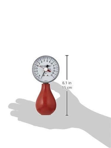 Baseline 12-0293 Dynamometer, Pneumatic Squeeze Bulb with Reset, 15 PSI Capacity - Image 3