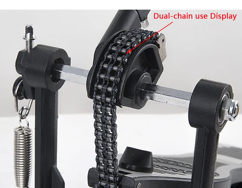 Bass Drum Foot Pedal Chain Assembly Percussion Instrument Parts Double Chain Drive for Intense Play - Image 4