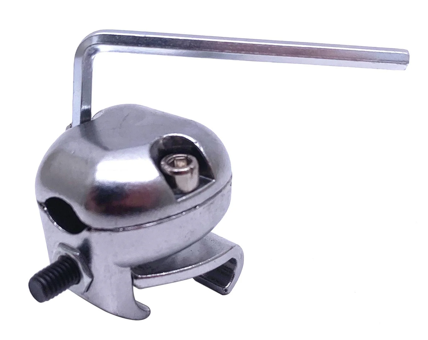 Bass Drum Hoop Mount Cymbal Holder Clamp with Z-Rod for Drum Set Extension Accessories include Felt Pads, Sleeves, Wing Nuts 10pcs - Image 5