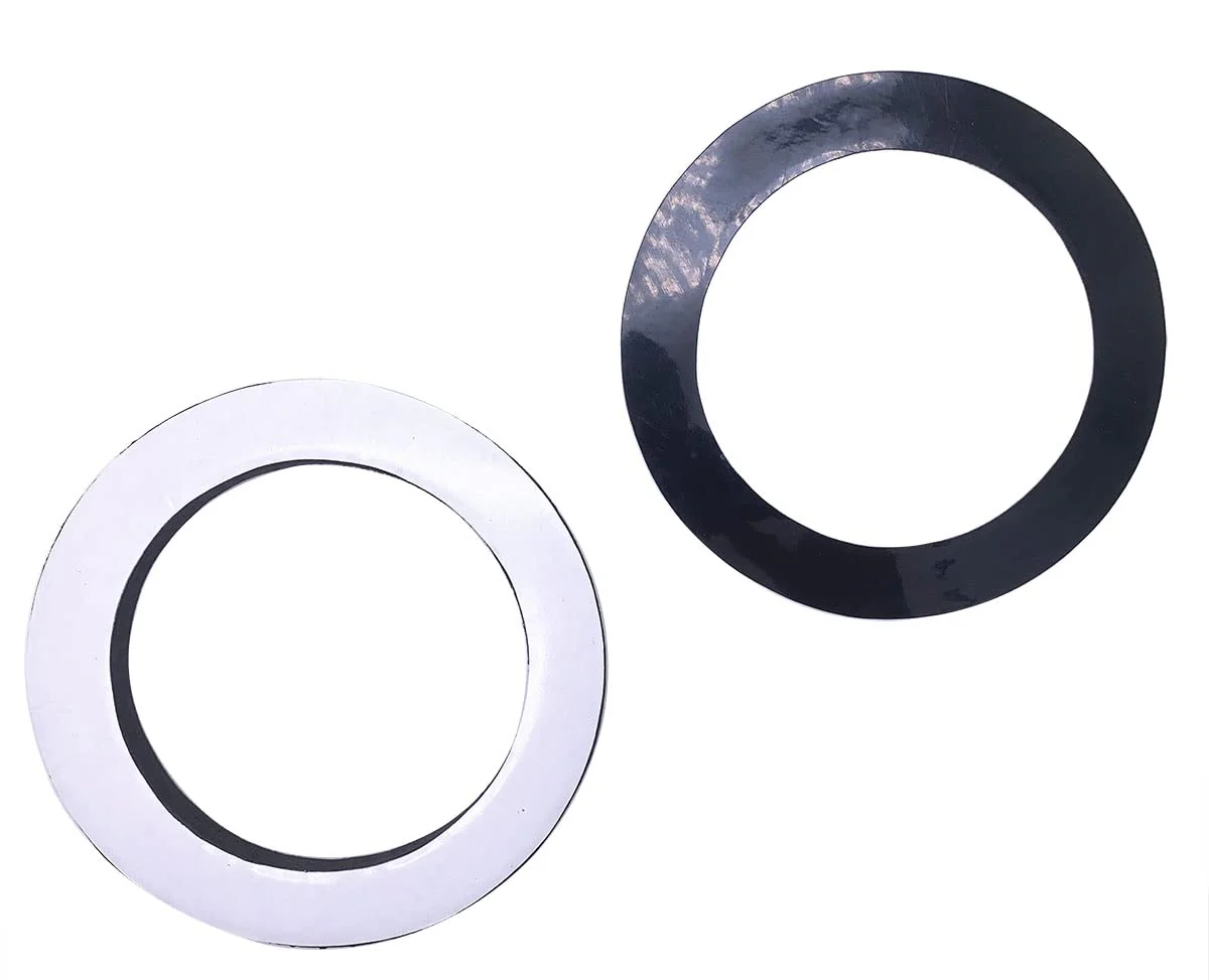Bass Drum Port Hole Protector Ring for Enhances sound and Resonant Bass Drumhead - Foam Cushion (Black) Black - Image 3