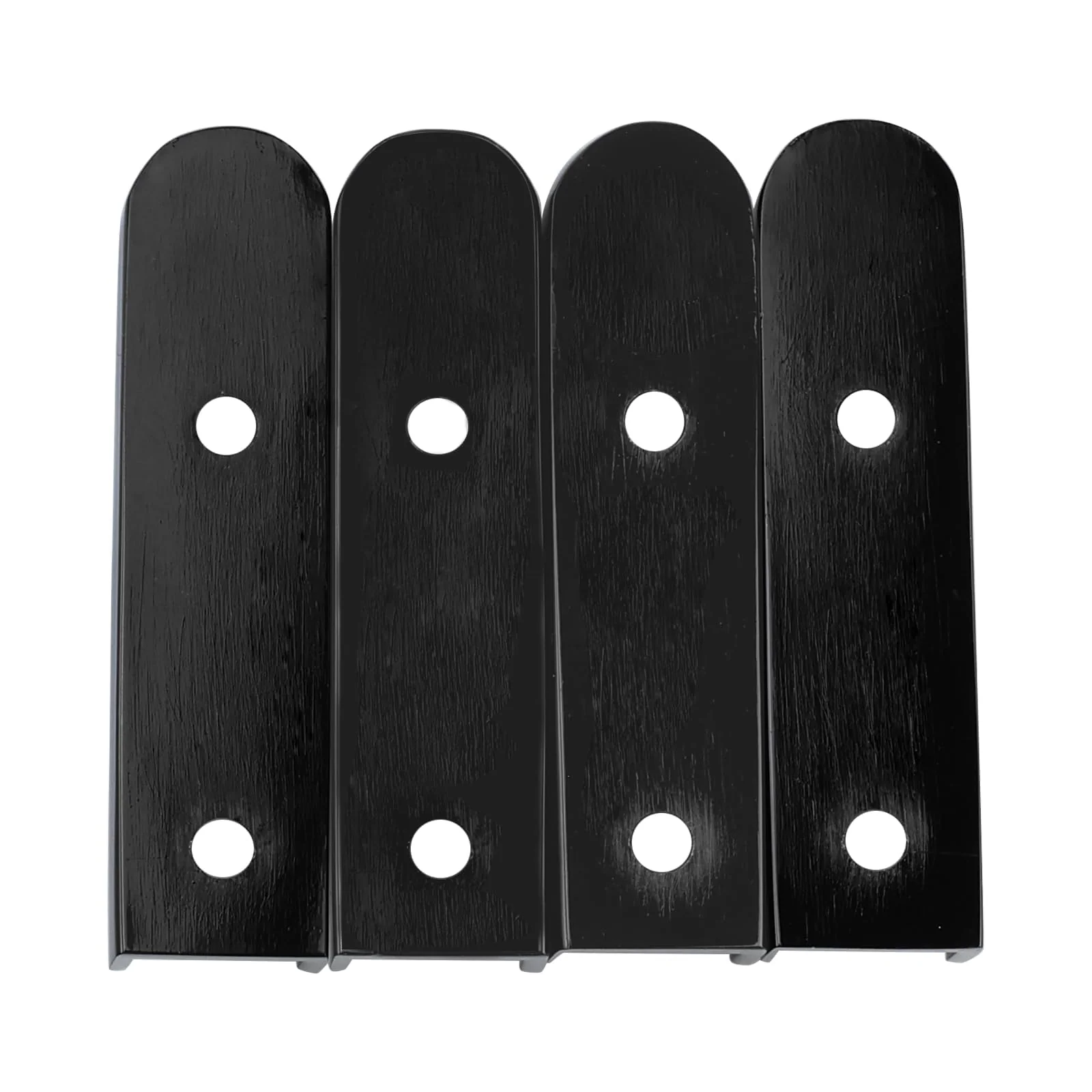 Bass Guitar Bridge with Zinc ALloy Saddle Base Individual Single String Fixed Bridge for 4 String Electric Bass Replacement Parts（Vacuum Black） 4PCS - Image 8