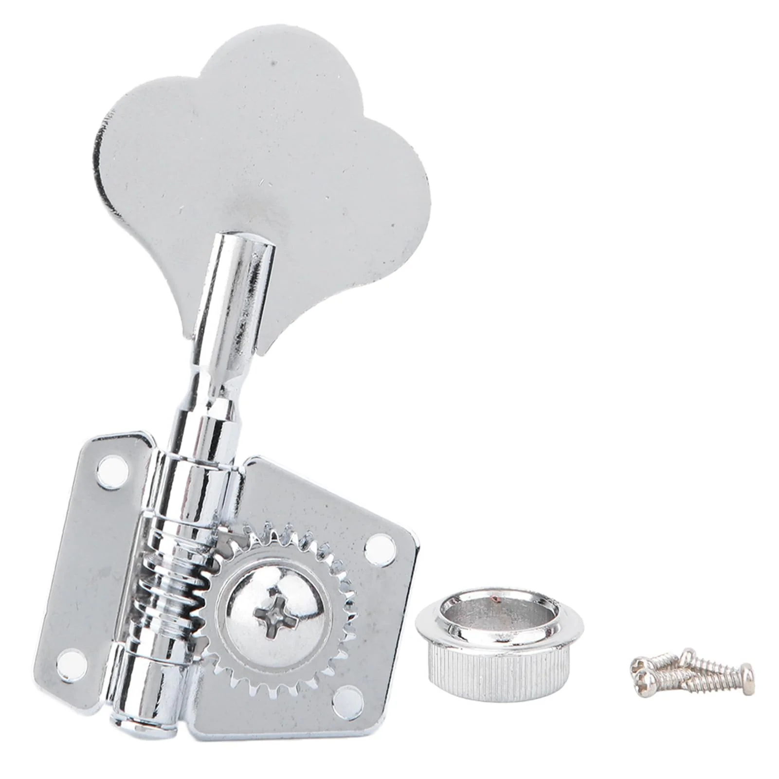 Bass Guitar Tuner, Bass Tuner of Acoustic Guitar Parts, Bass Tuning Pegs Kit, Tuning Keys String Pegs for Guitar, Head Tuning Knob, Guitar Bass Tuners 4 Right for Jazz (4 pcs for right row) - Image 8