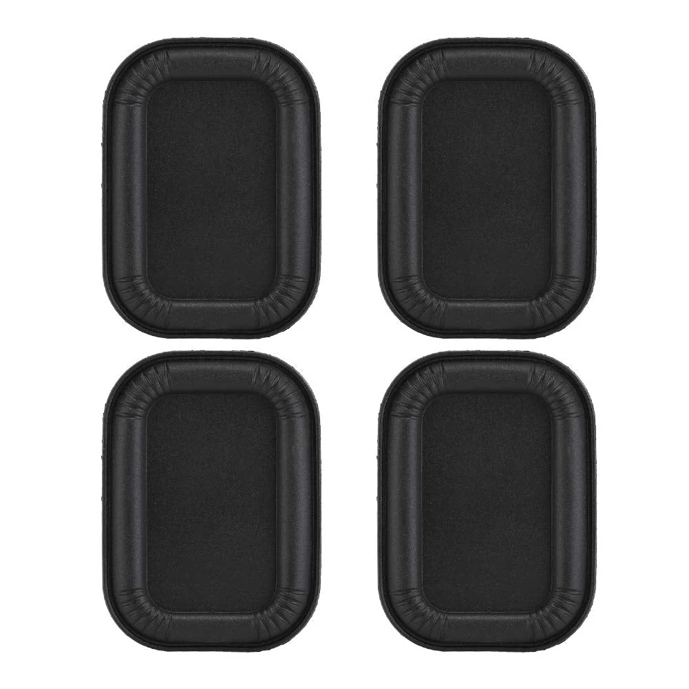 Bass Speaker Passive Radiator, Auxiliary Bass Rubber Vibration Plate Oval for Use in a Closed Cabinet to Enhance the Bass Performance of the Speaker(Black) Black