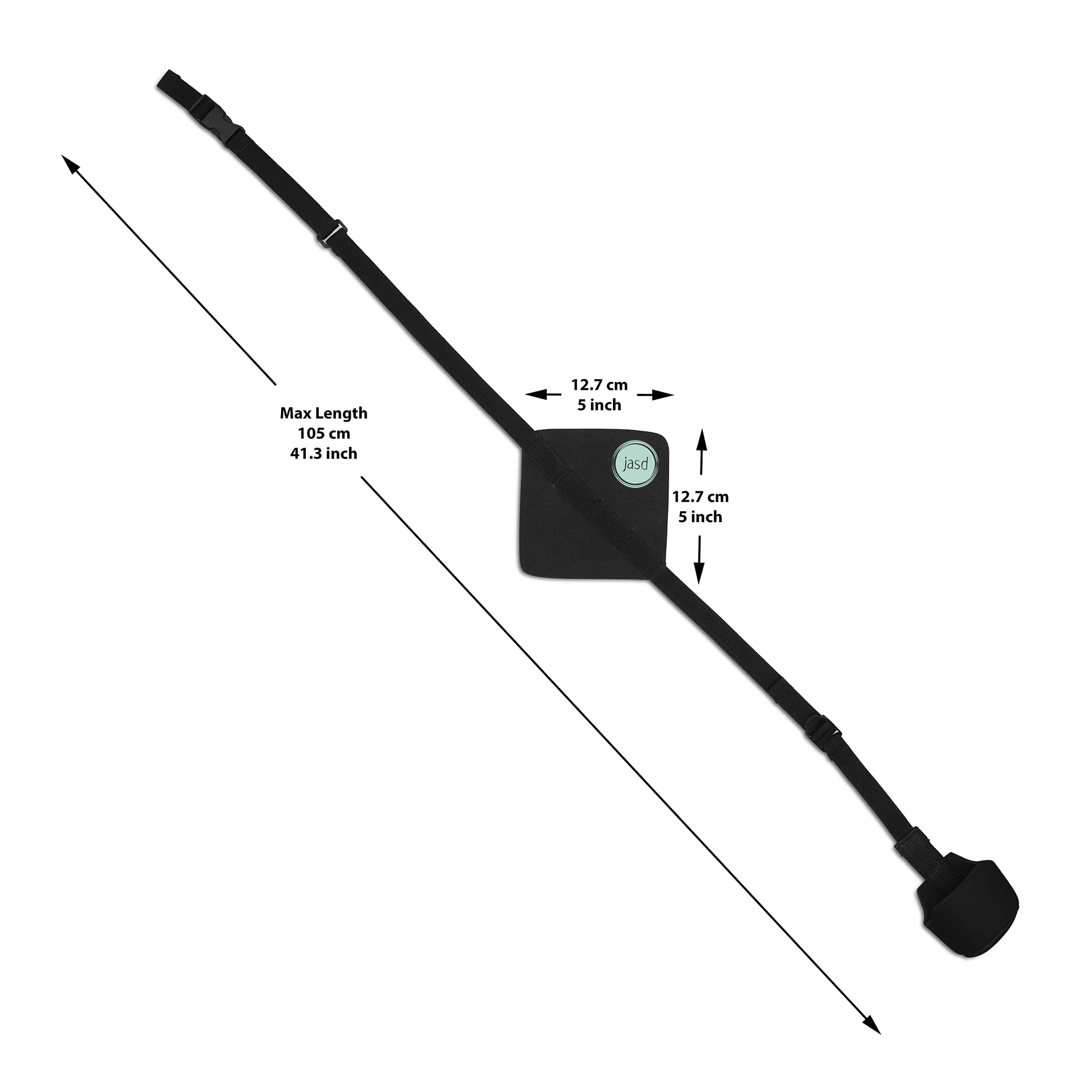 Bassoon Seat Strap - Neck & Wrist Saver, Nylon Reinforced Neoprene, Chair Leg Attachment for Instrument, - Image 4