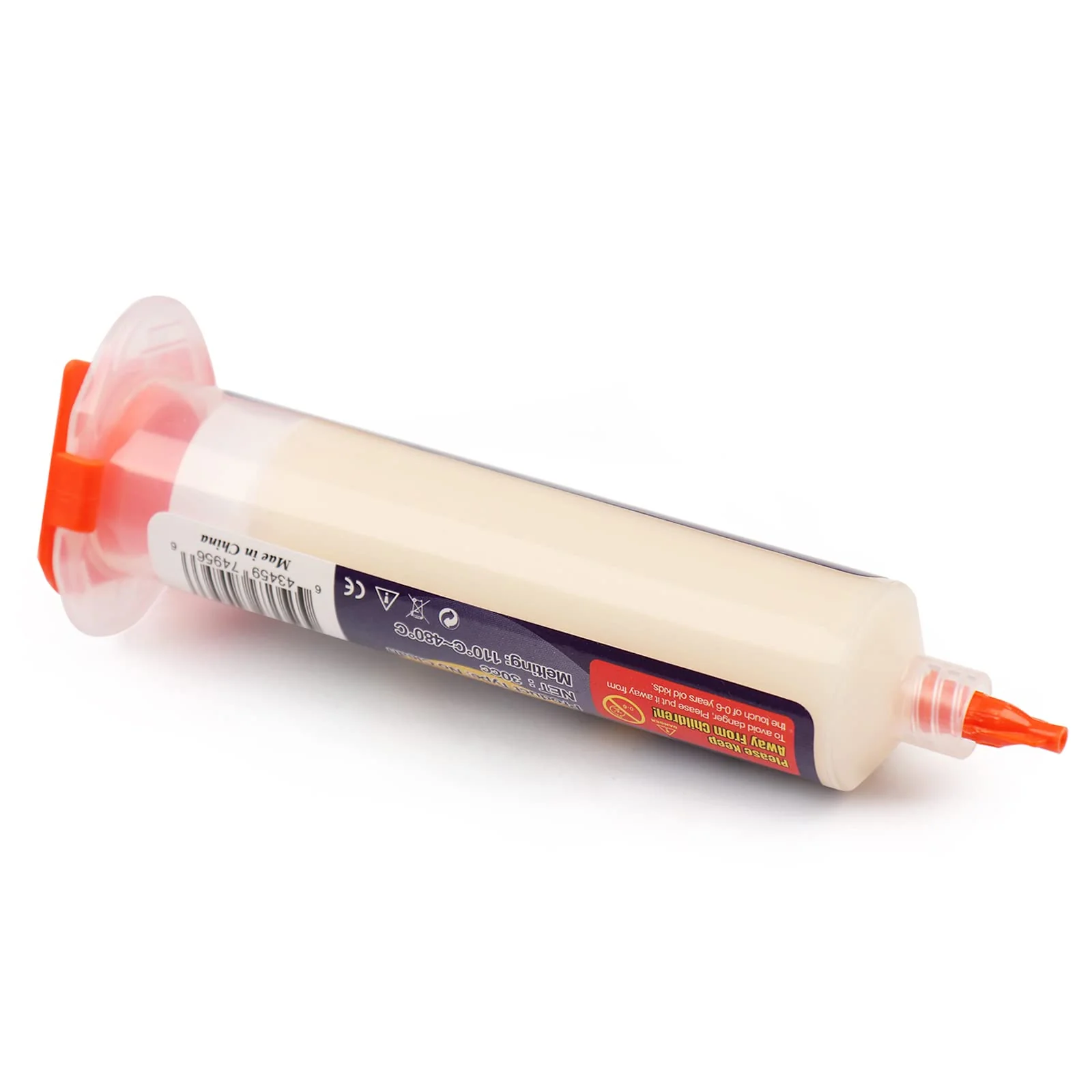 BEEYUIHF Soldering Paste Flux, 30 ml Lead-Free Syringe Solder Flux Paste, No Clean Rosin Soldering Flux for SMD BGA LED PCB Electronics Soldering (1.62oz/46g) - Image 4