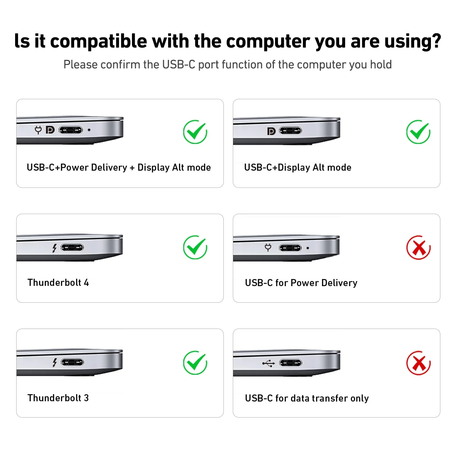 BENFEI USB C to HDMI 3 Feet Cable [4K@60Hz, Aluminum Shell, Nylon Braided], Thunderbolt 3/4/5 Compatible with iPhone 15 Pro/Max, MacBook Pro/Air 2023, iPad Pro, Surface Book 2, Galaxy S23 and More 4K@60Hz 1 PACK - Image 6