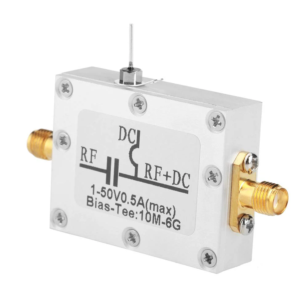 Bias Tee 1 Piece 10MHz 6GHz Broadband O-Frequency Wave Coaxial Polarisation