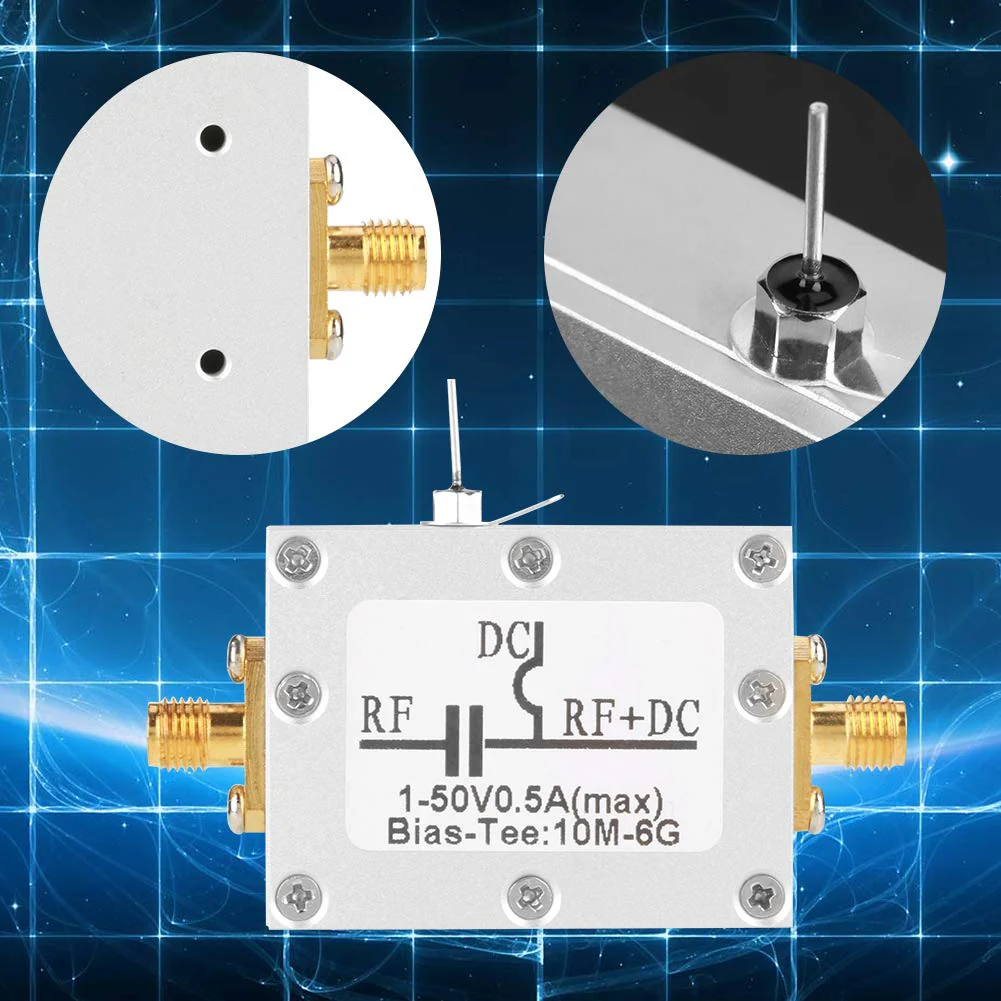 Bias Tee 1 Piece 10MHz 6GHz Broadband O-Frequency Wave Coaxial Polarisation - Image 4