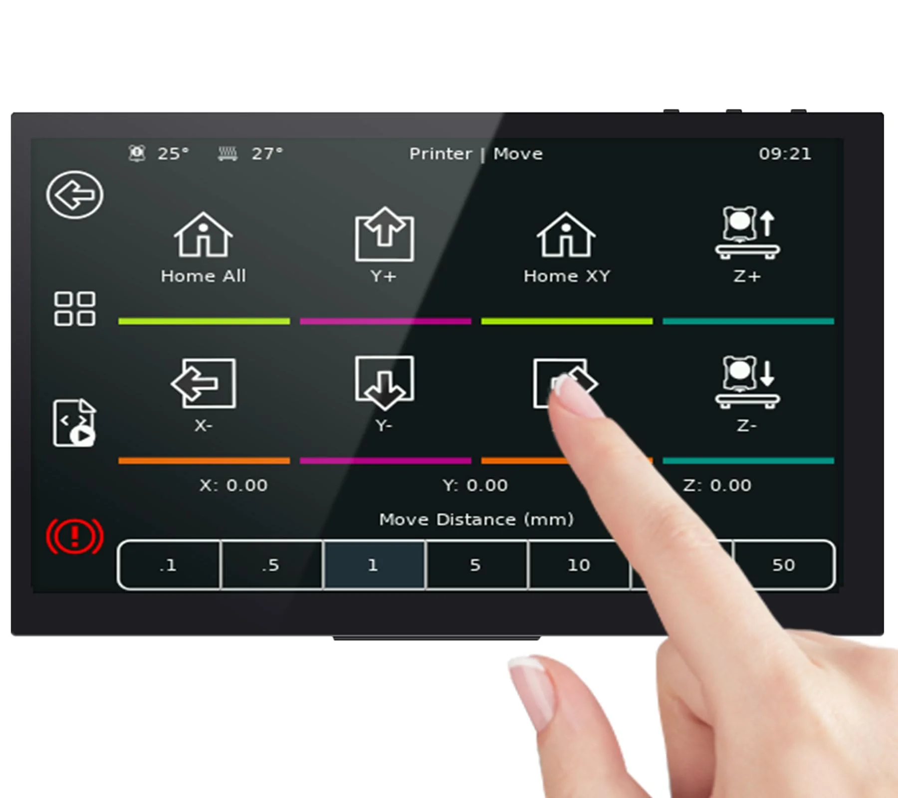 BIGTREETECH Upgrade PITFT50 V2.1 Graphic Smart Display DSI Interface 5 inch LCD Touch Screen Suitable for Raspberry-Pi Pi TFT50 V2.1
