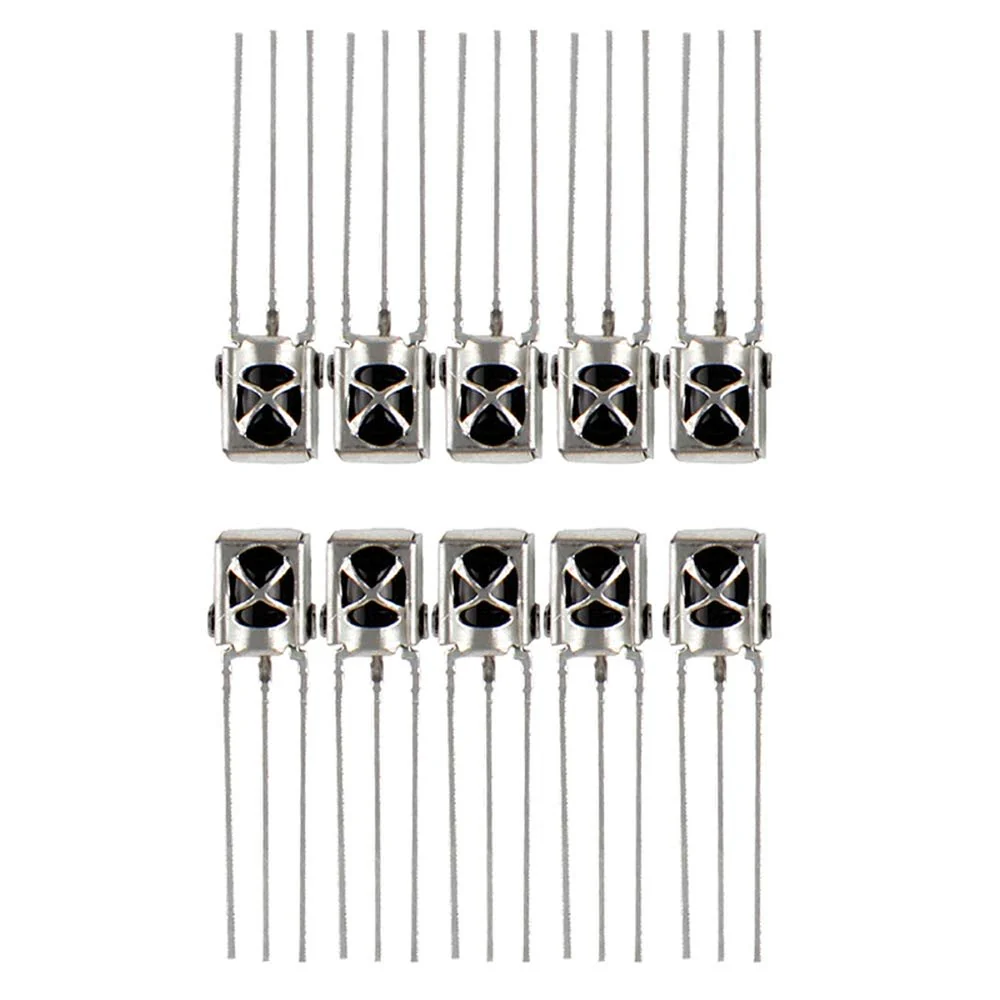 BIlinli TL1838 VS1838B 1838 38 Khz IR Infrared Receiver with Metal Housing Universal Receiver Pack of 10 - Image 2