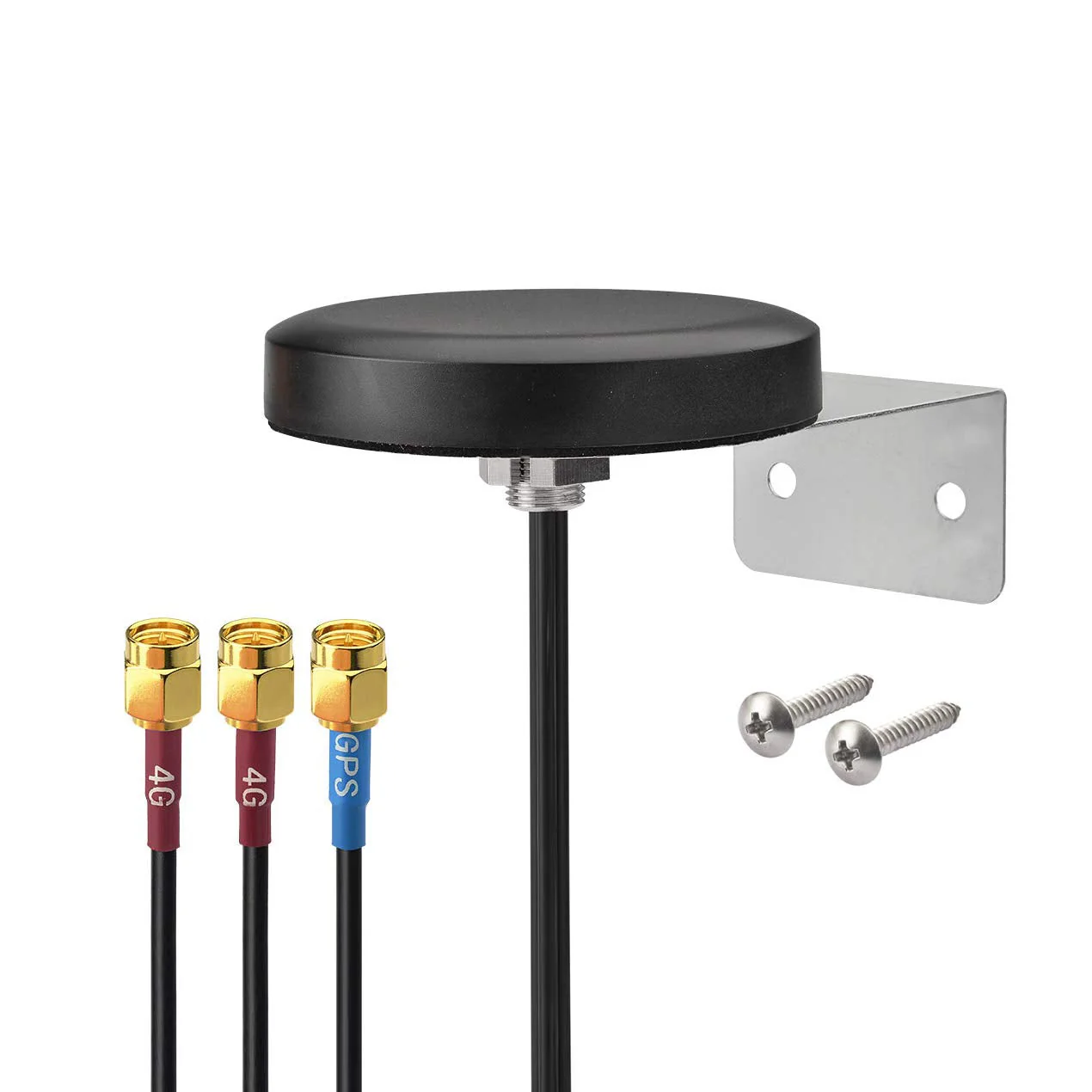 Bingfu 4G LTE MIMO Cellular GPS Fixed Bracket Wall Mount Antenna for 4G LTE GPS Cradlepoint IBR900 IBR1700 Sierra Wireless Airlink MG90 MP70 GX450 RV50 RV50X Industrial Gateway Modem Mobile Router - Image 2