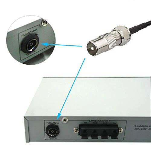 Bingfu FM Antenna Magnetic Base FM Radio Antenna for Pioneer Onkyo Yamaha Marantz Sherwood Indoor Digital HD Radio FM Radio Bluetooth Home Stereo Receiver AV Audio Vedio Home Theater Receiver Tuner Magnetic FM Antenna - Image 8