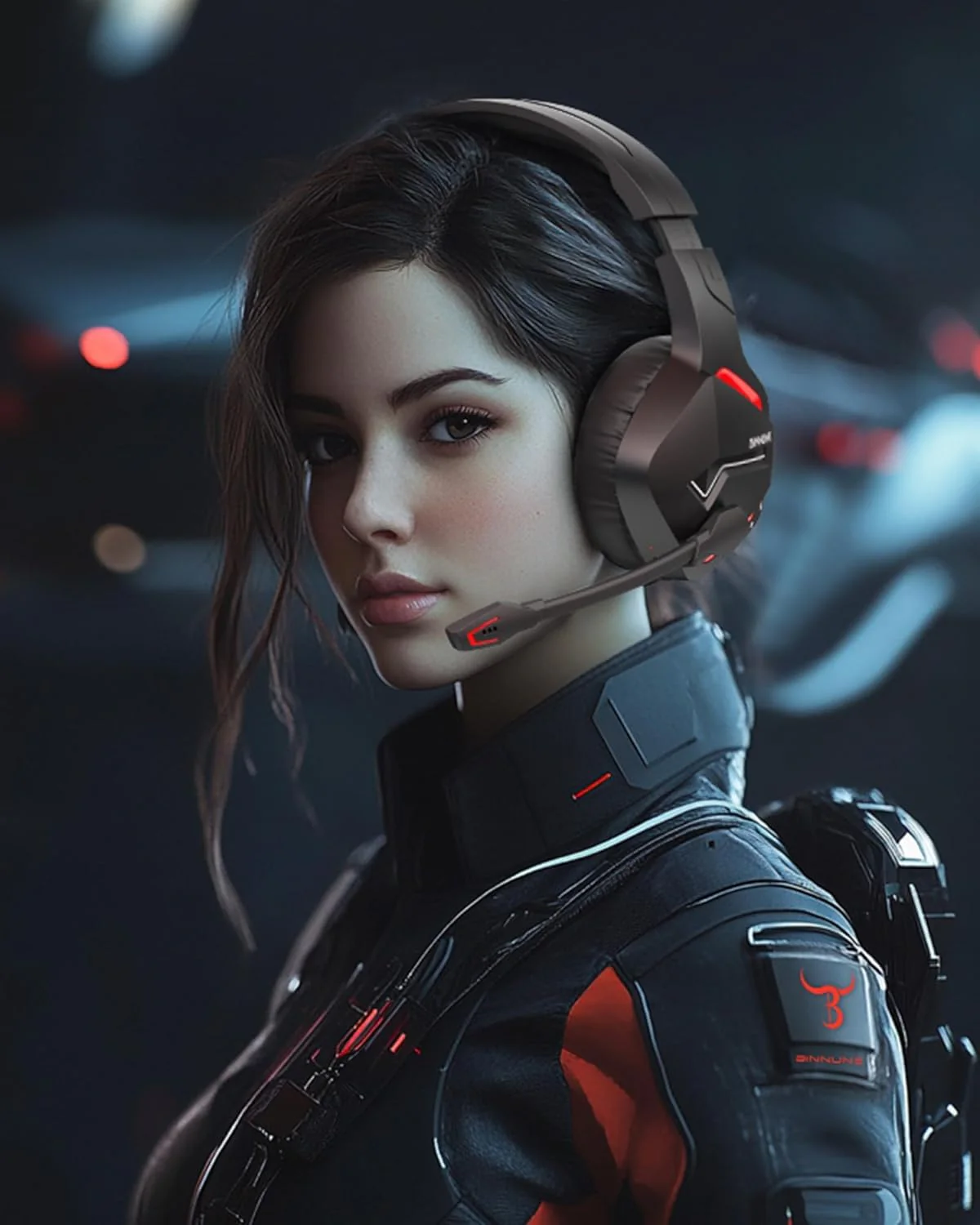 BINNUNE Wireless Gaming Headset for PS5 PC, 120H Ultra-Long Battery, 2.4GHz & Bluetooth 5.3 Wireless Headphones with Noise Canceling Mic, 50mm Drivers, Comfort Over Ear Headphones, Black - Image 8