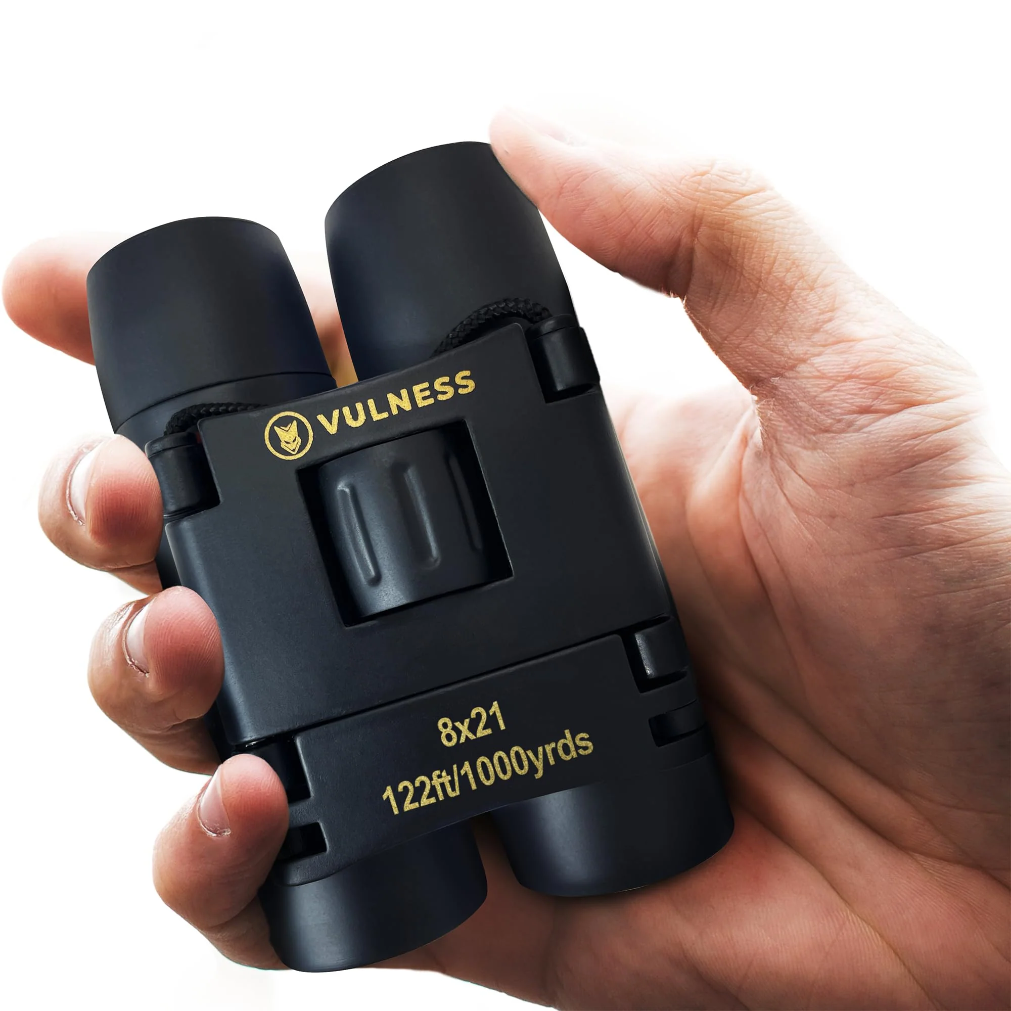 Binoculars for Adults | Compact Small Mini Travel Binocular for Bird Watching High Powered Electronics Cruise Ship Essentials Norwegian Alaska Must Haves Hiking Camping Gear a by VULNESS (Black, 8X21) Black