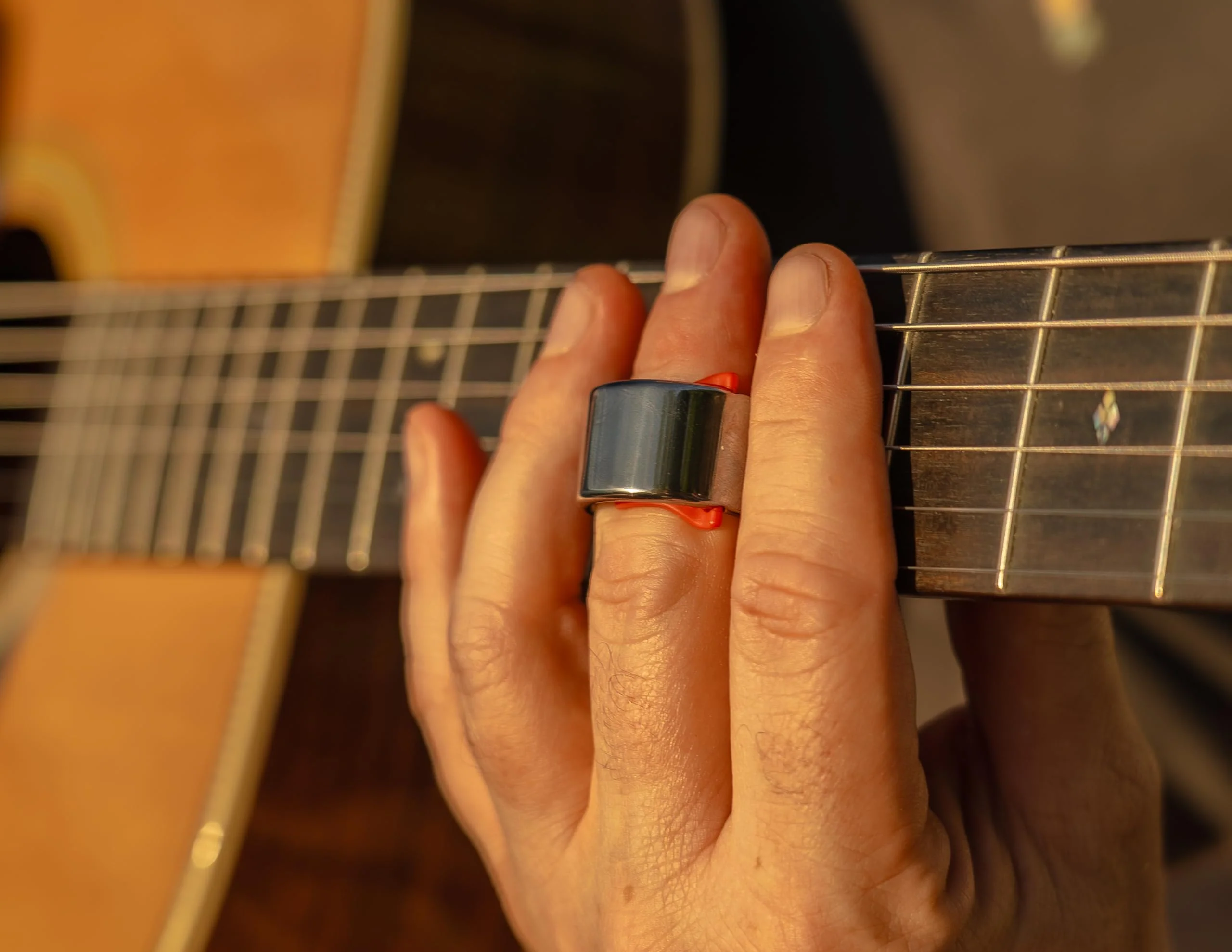 Black Mountain Slide Guitar Rings - Made From Tungsten Steel. Acoustic Guitar Slide, Electric Guitar Slide, Bass, Ukulele, and More. Almost as Hard as Diamond, Smooth Surface Finish, New Invention Regular - Image 6
