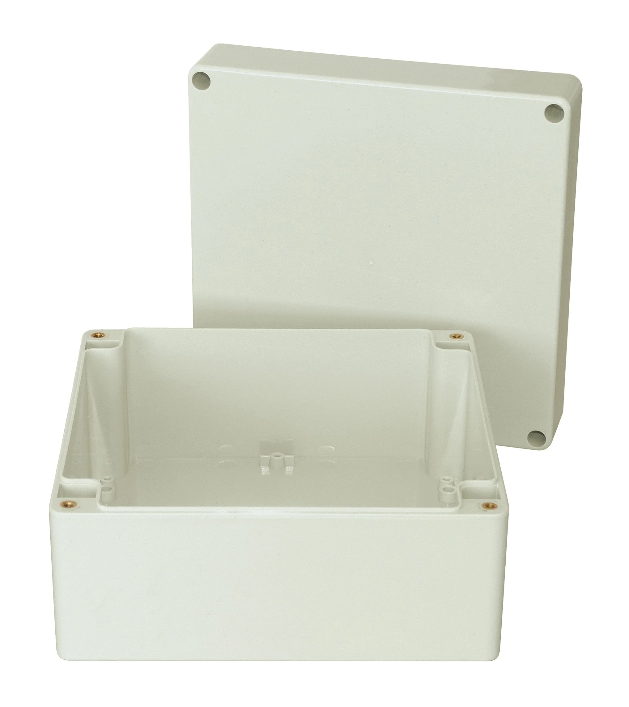 Blanko Modular Enclosure, Universal Housing Made of ABS Plastic with Lid, Multi-Purpose Housing with Mounting Points for Circuit Boards, IP 65 Protection Class, L x W x H 160 x 160 x 90 mm, Light Grey 160*160*90 mm - Image 2
