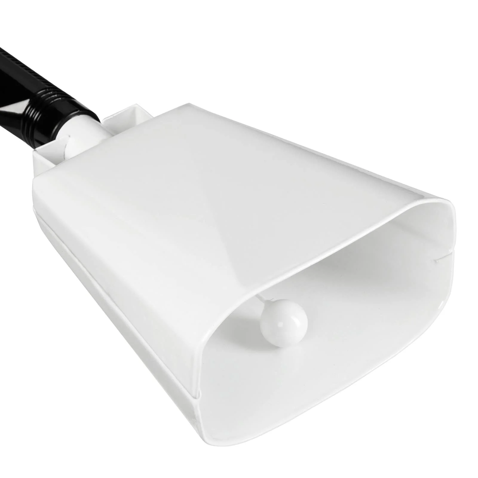 BLUE PANDA - 2 Pack 9-inch Cowbells for Sporting Events, Percussion Noise Makers with Handle for Football Games, Stadiums (White) - Image 8