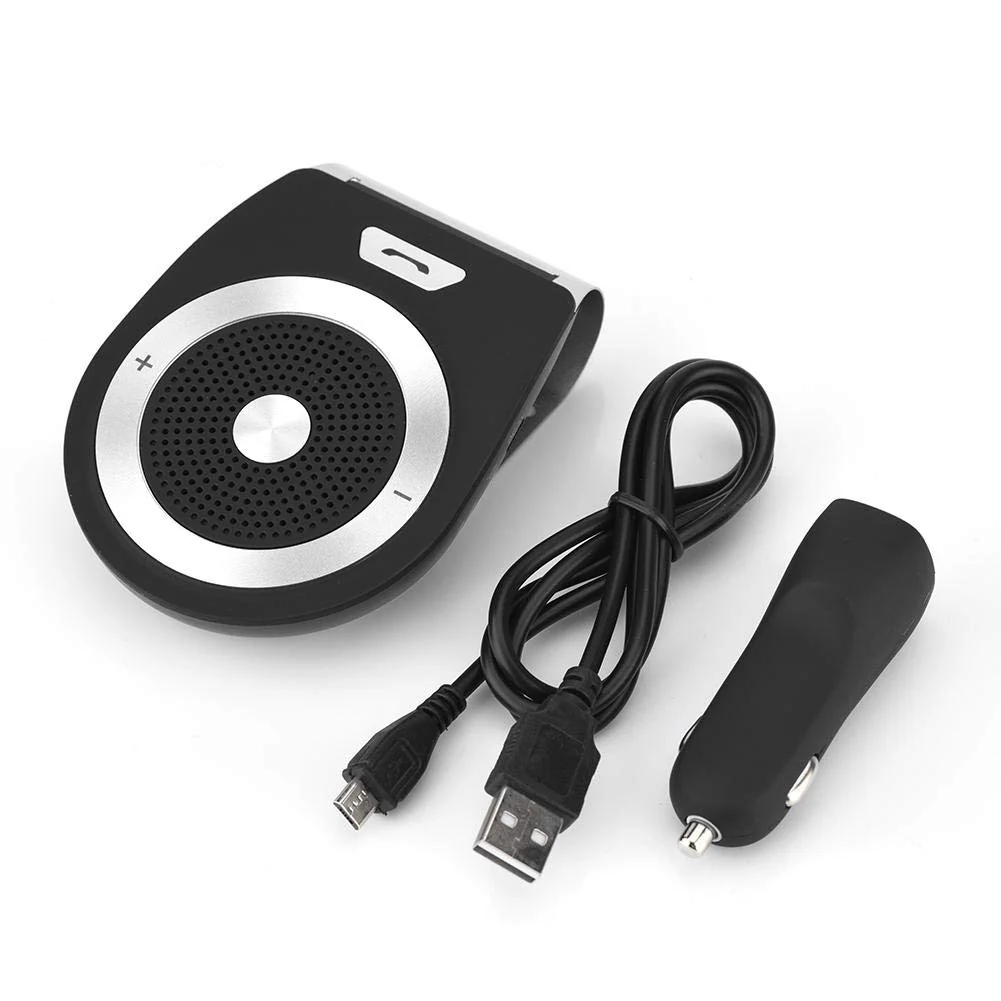 Bluetooth Car Kit Speakerphone,Smart Hands- Bluetooth Visor Clip Speakerphone Connect 2 Phones at Same Time - Image 6
