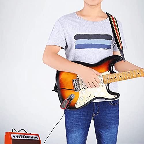 Bnineteenteam Guitar Effector, USB Rechargeable Battery and Guitar Effector, Super Portable Guitar Transmitter Receiver with 5 Sound Modes Accessory Mixer Supplies - Image 7