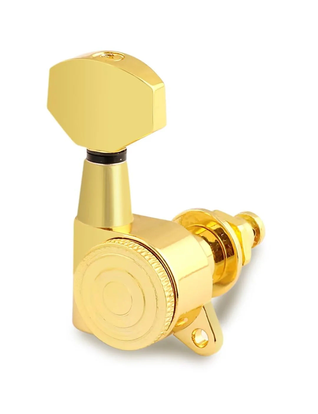 Bogart Locking Guitar String Tuning Pegs Sealed Machine Heads Tuners Tuning Keys 6 In Line for Right Handed Electric Guitar or Acoustic Guitar Gold., TP 21-GD-6R - Image 6