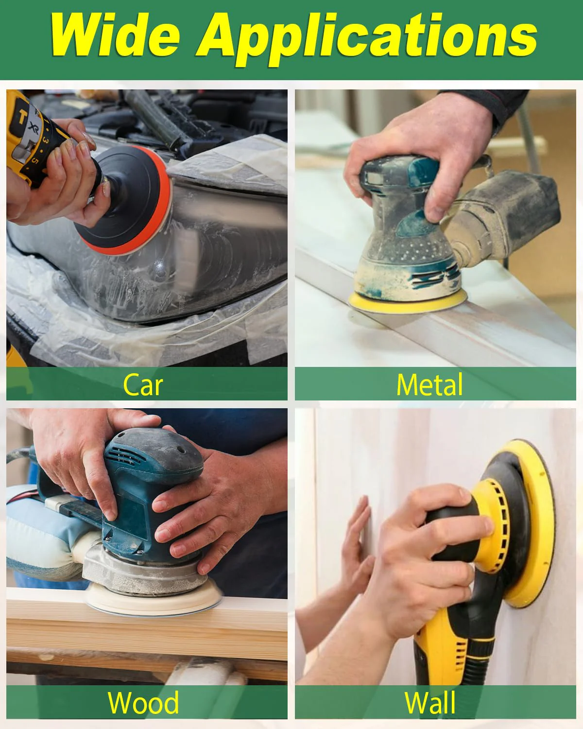 Bolatus Pack of 5 Sandpaper 125 mm Velcro, Grit 2000 Wet Dry Sanding Discs Round Random Orbital Sanders Sanding Sheets for Car Metal Wood Pack of 5 2000 grit - Image 7