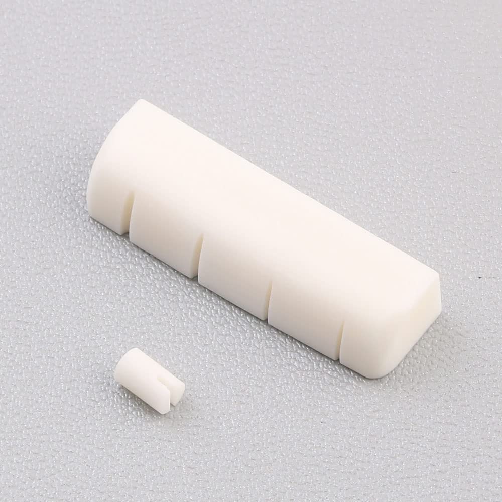 Bone banjo top nut & 5th string nut for 5 string banjo - Image 5