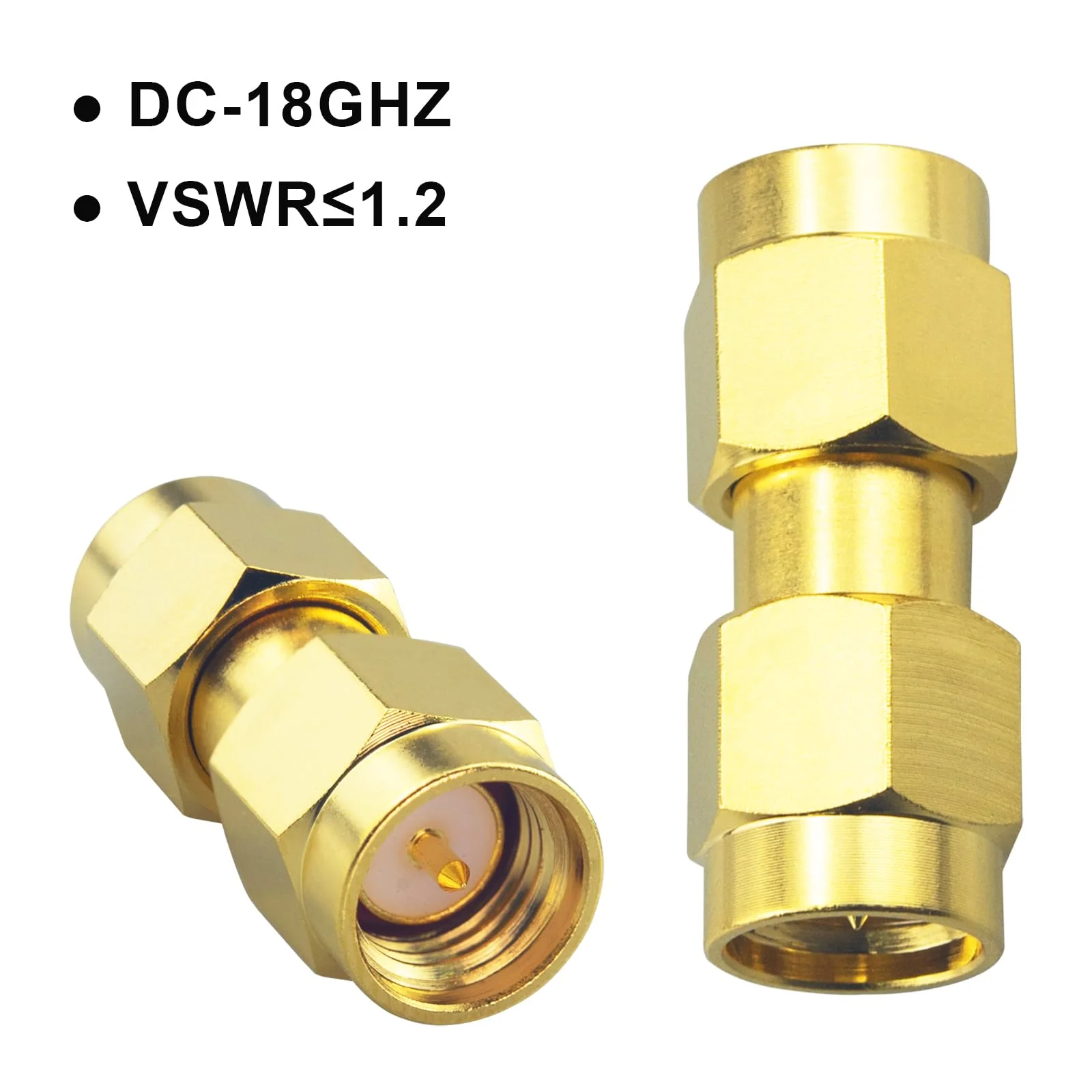 BOOBRIE Improved 2 Pack SMA Male to SMA Male SMA Male to Male Coaxial Connector SMA Male to Male SMA WiFi Adapter FPV Drone Signal Booster Wireless LAN Device - Image 2