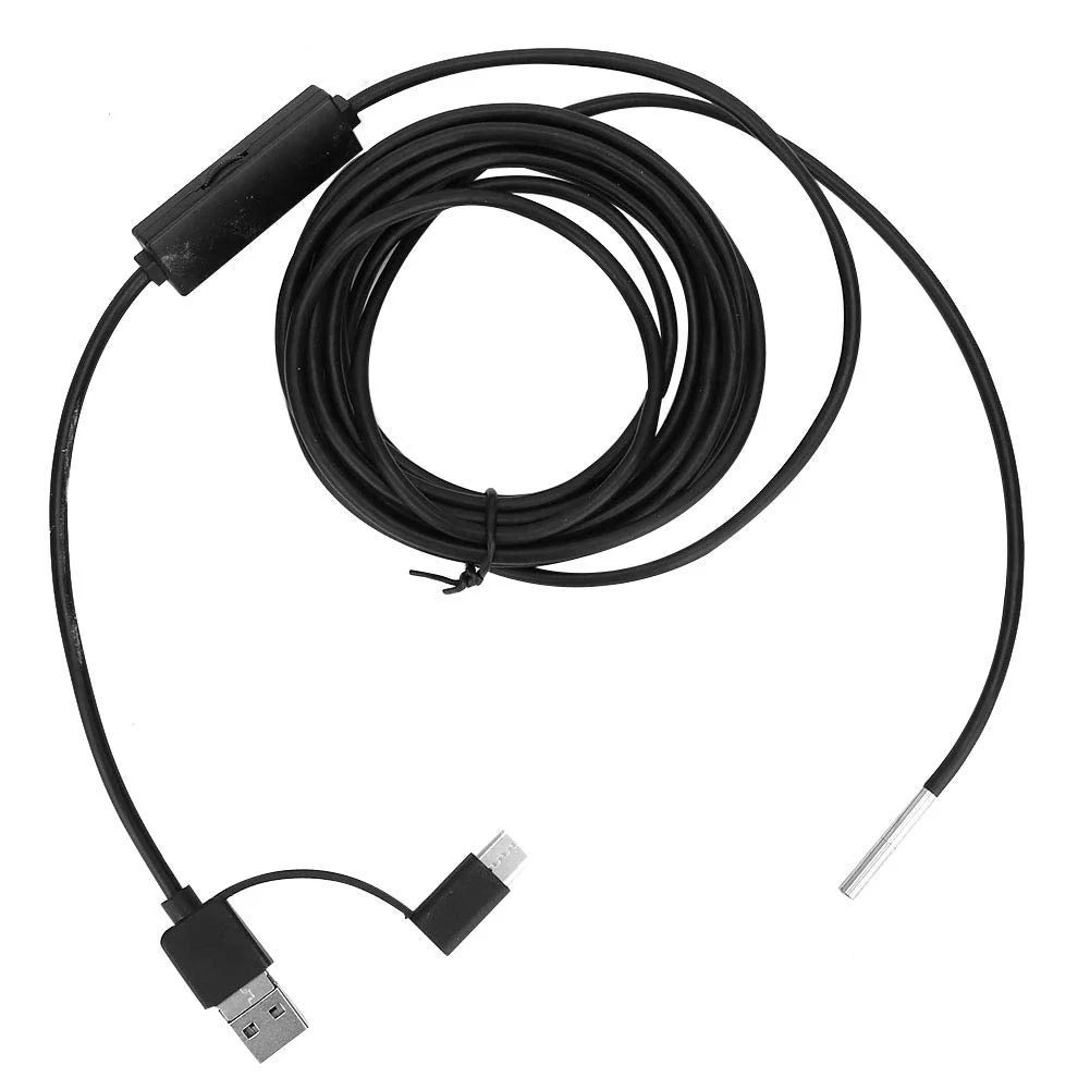 BOROCO 720p HD Endoscope Camera with Light, Waterproof Endoscope Camera Type-C USB Mobile Phone, Lens High Definition for Smartphone Tablet Device (5 m Snake Cable) - Image 9