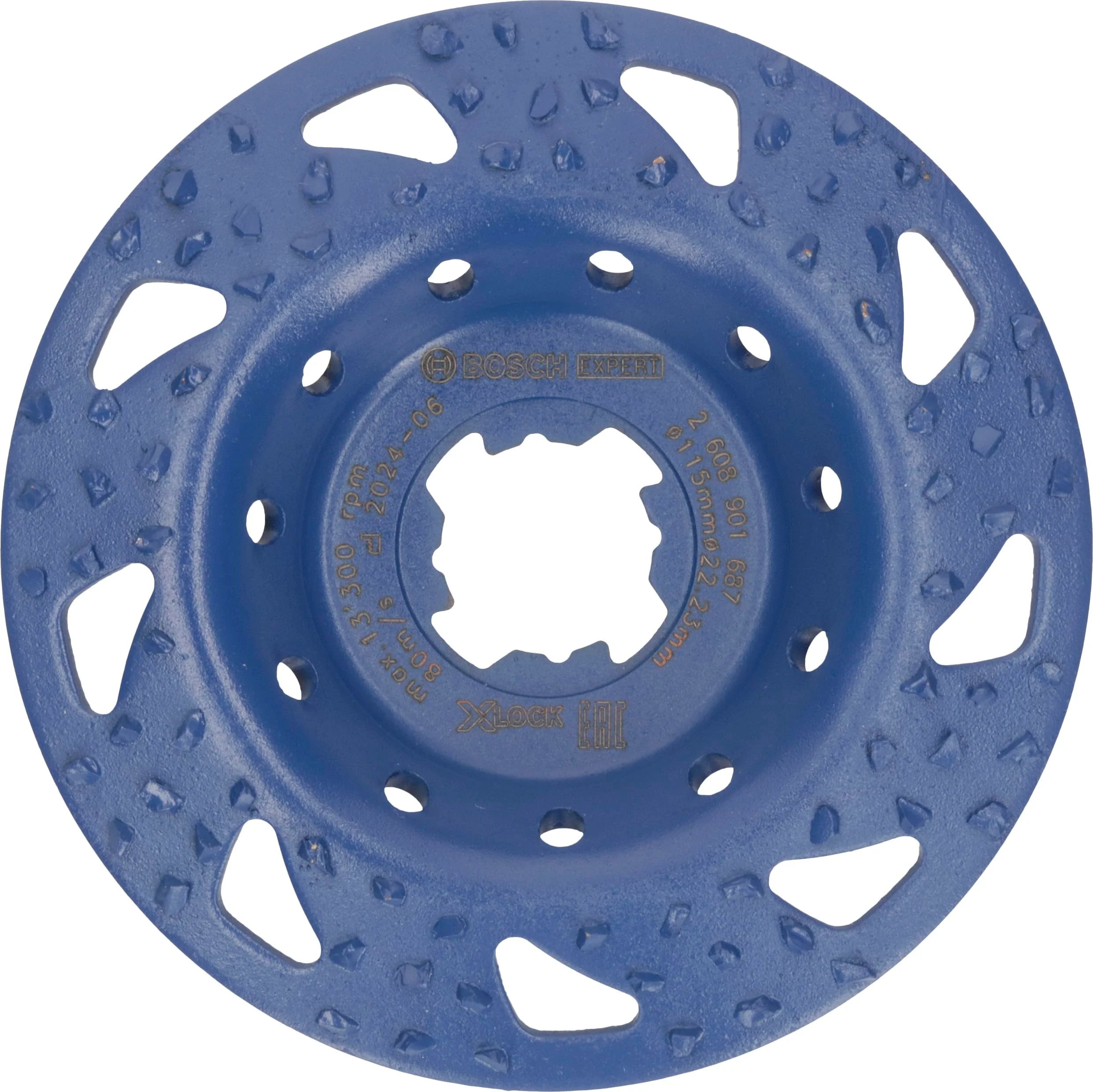 Bosch 1x Expert Multi Material Carbide Grinding Head Coarse (for Paint on Wood, Hardwood, Ø 115 mm, Coarse, Professional Accessory Small Angle Grinder)