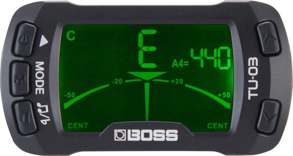 BOSS TU-03 Clip-on Tuner & Metronome (TU-03) Tuner + Metronome