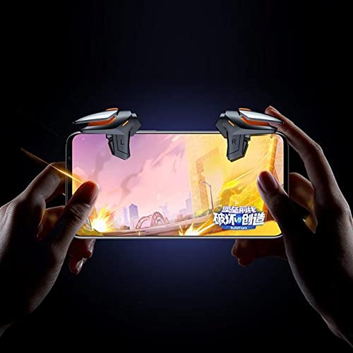 BoxWave Gaming Gear Compatible with Samsung Galaxy S23 Ultra - Touchscreen QuickTrigger, Trigger Buttons Quick Gaming Mobile FPS - Jet Black - Image 4