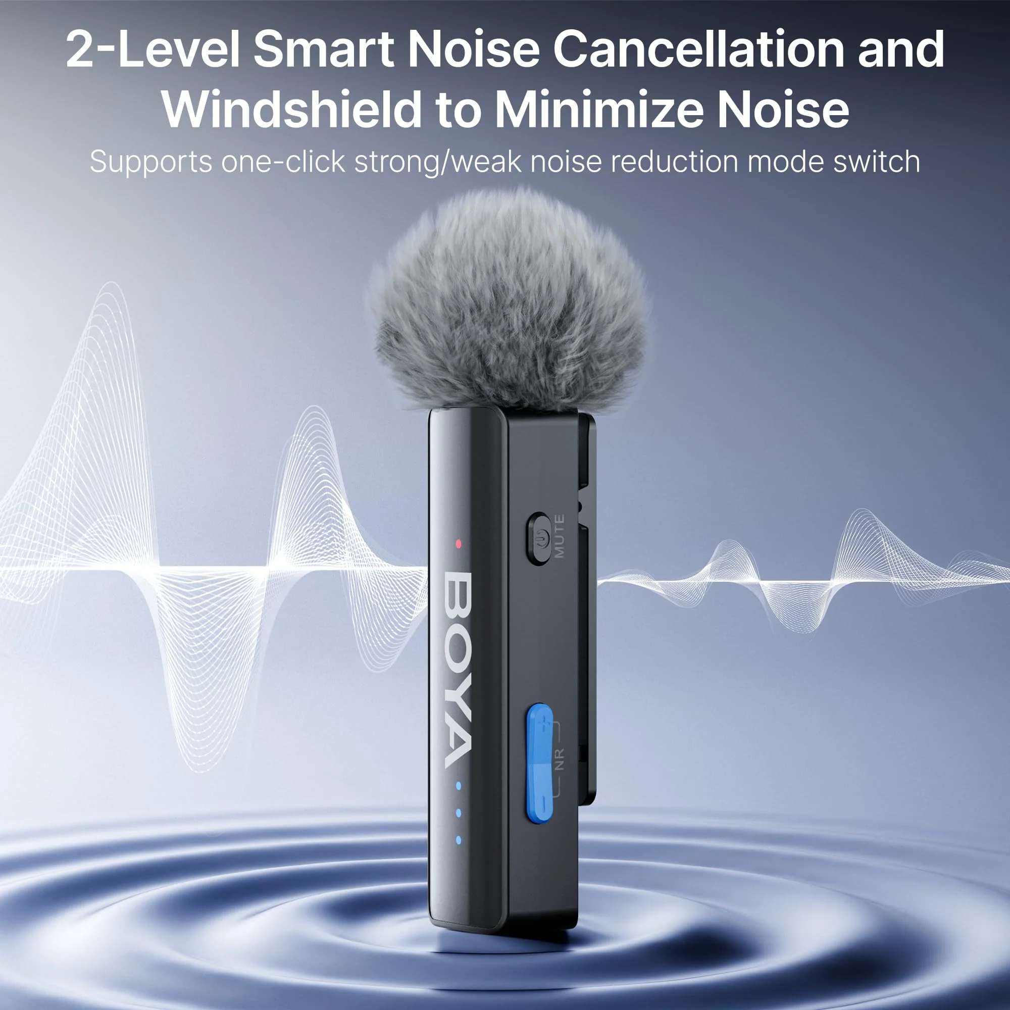 BOYA BOYALINK 2 A2 (2TX+3RX Adapter) Wireless Lavalier Microphone for iPhone Camera Android, Clip on Mic, 48 KHz 24 Bit, 6mm Mic, 1000ft, Noise Cancelling, Mini Lapel Mic USB-C/Lightning/3.5mm TRS BOYALINK V2.0 A2 - Image 5