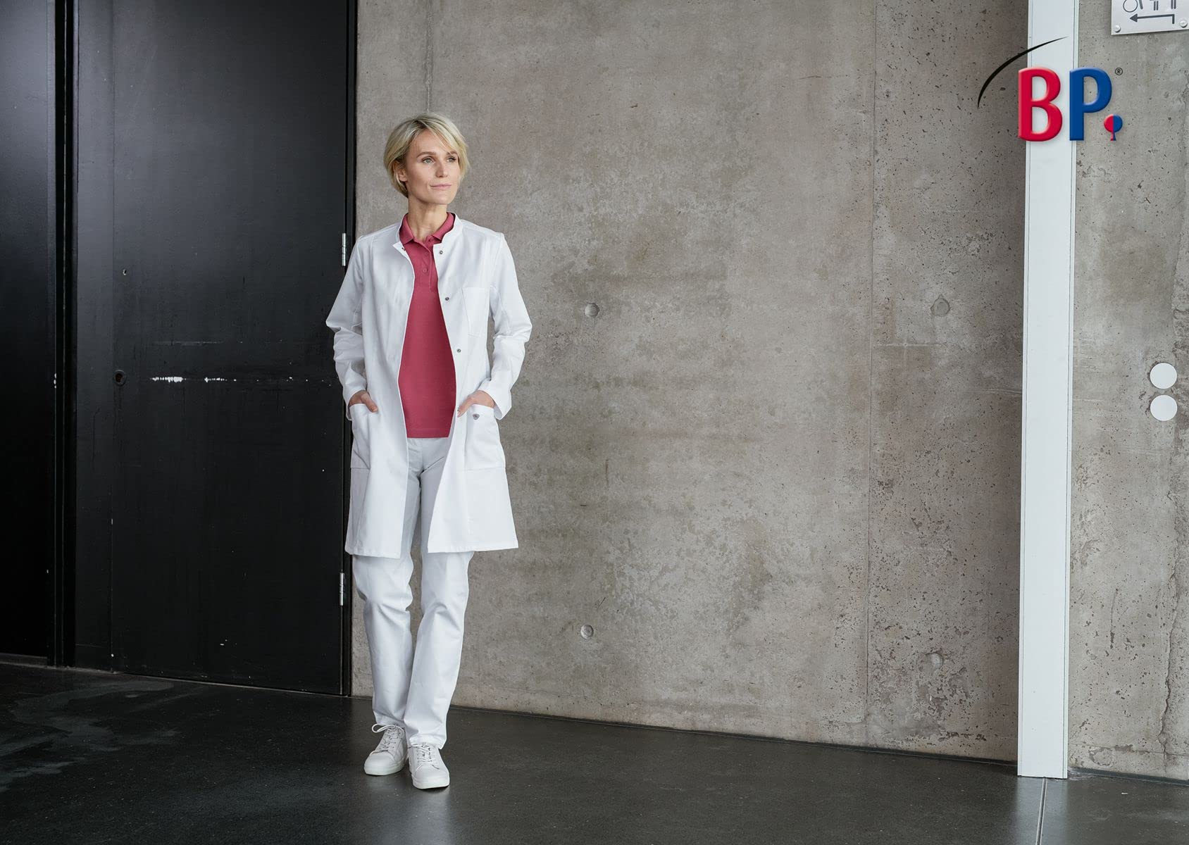 BP 1752130 Women's Medical Laboratory Doctor’s Coat, 44N - Image 4