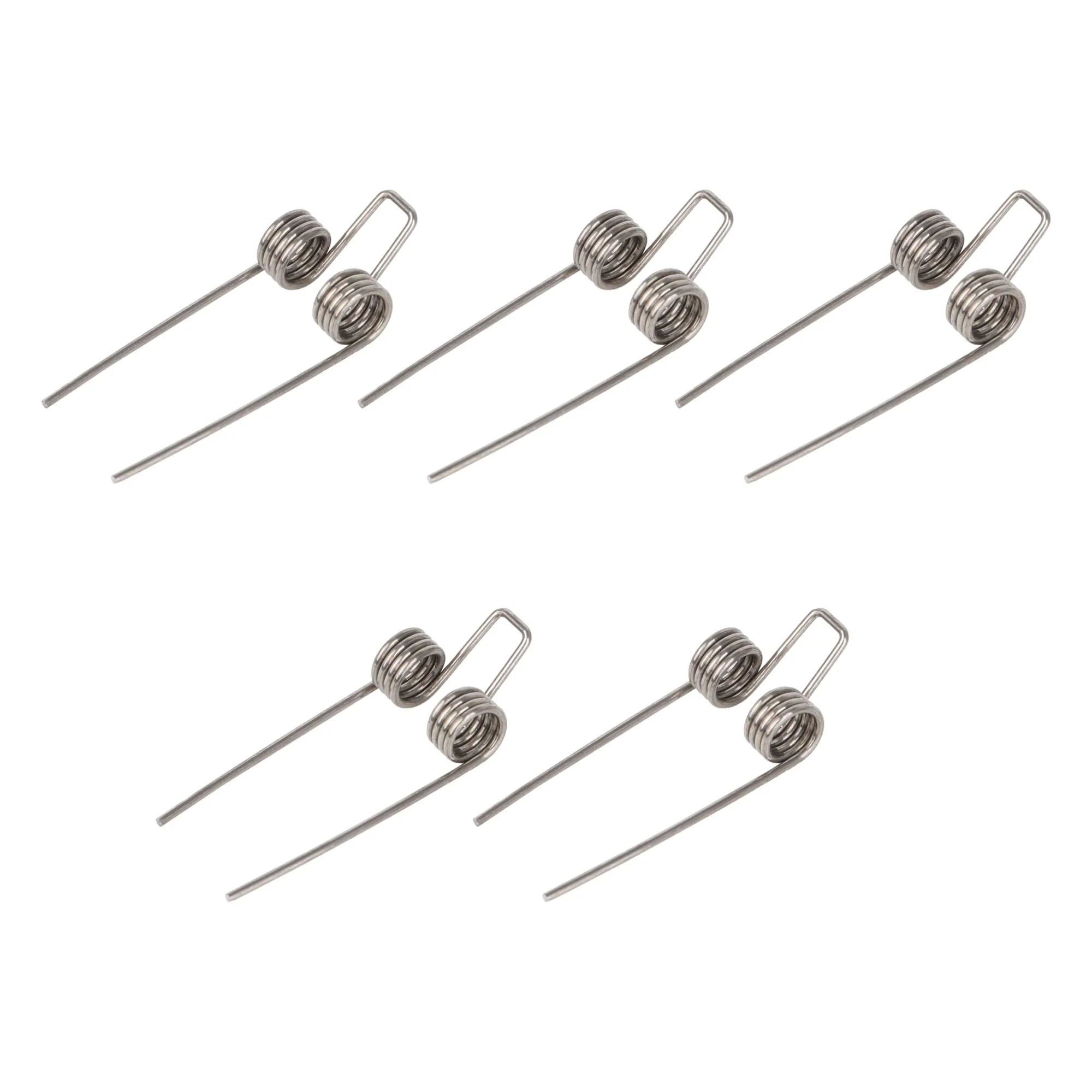 BQLZR Trombone Replacement Water Key Spit Valve Spring Metal Silver for Alto Pack of 5