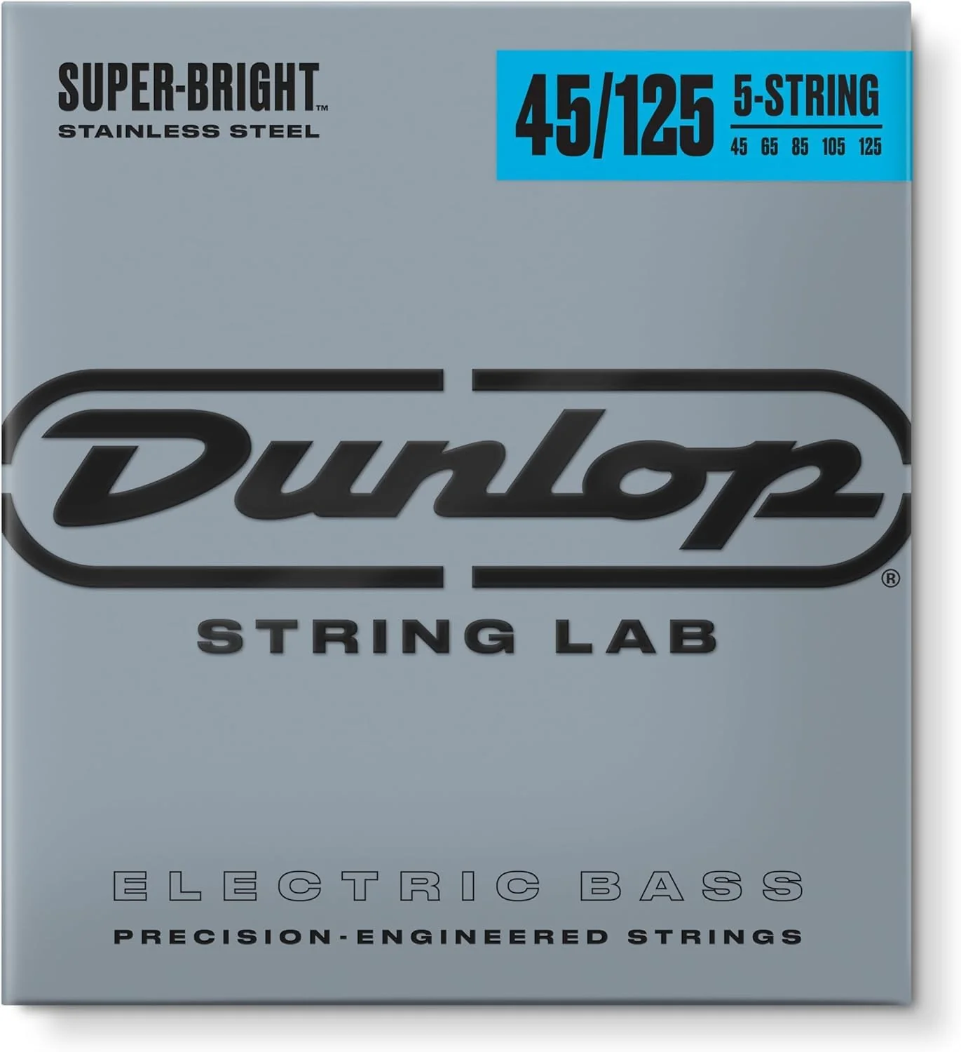 Briskdrop Dunlop DBSBS45125 Super Bright Bass Strings, Stainless Steel, Medium, 045-.125, 5 Strings/Set (2 Pack) - Image 2