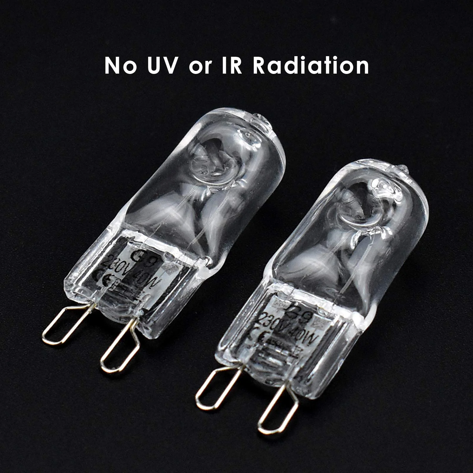 BROTOU Pack of 4 G9 Halogen Bulbs, G9 Halogen Bulbs, 40 W, 230 V, 2800 K, Dimmable Halogen Bulbs for Oven Lamp, Microwave, Cooker, Ceiling Lights 4er-40w - Image 4