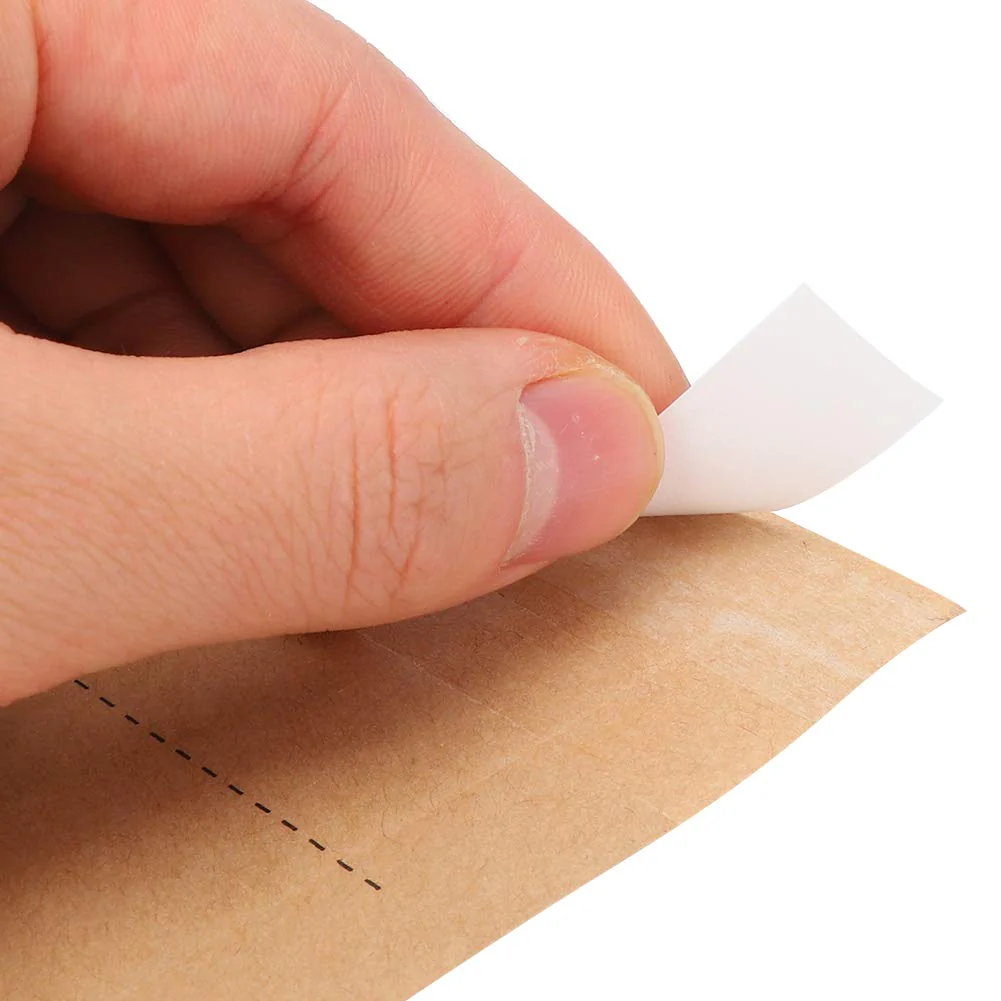Brrnoo Disposable Sterilisation Bags, 75 x 150 mm Self-Adhesive Sterilising Bag, Sterilisation Bag, Disinfectant Bag for Cosmetics, Nail Tools, Accessories for Disinfectant Machine, Pack of 100 brown - Image 9