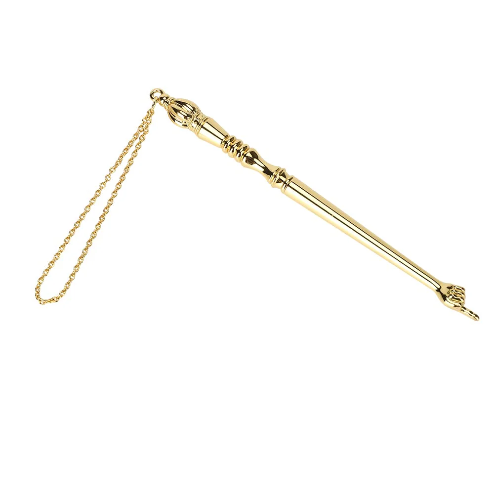 BRTAGG Yad Torah Pointer, Bible Pointer, Bible Reading Tool (5.1" Tall, Gold), Jewish Gifts, Works of Art of Common Metal 5.1" Tall - Image 4